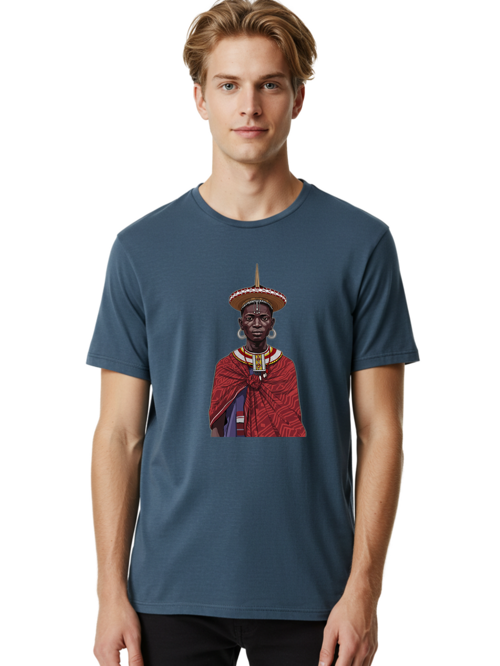 African-Woman Men'S Graphic Tee, 100% Cotton, Comfortable Casual Summer Wear, Machine Washable, Vintage Camera, Old Camera, Antique Camera, Black Camera, Classic Photography, Photography Equipment, Nostalgic Device, Film Camera, Camera Art Bal668