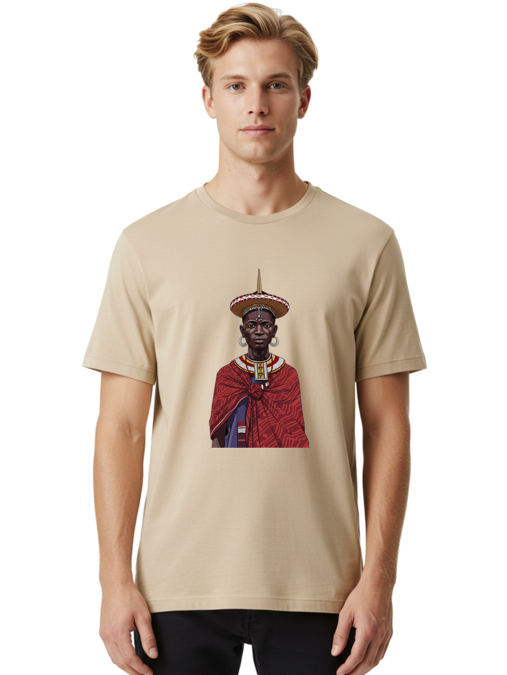 African-Woman Men'S Graphic Tee, 100% Cotton, Comfortable Casual Summer Wear, Machine Washable, Vintage Camera, Old Camera, Antique Camera, Black Camera, Classic Photography, Photography Equipment, Nostalgic Device, Film Camera, Camera Art Bal668