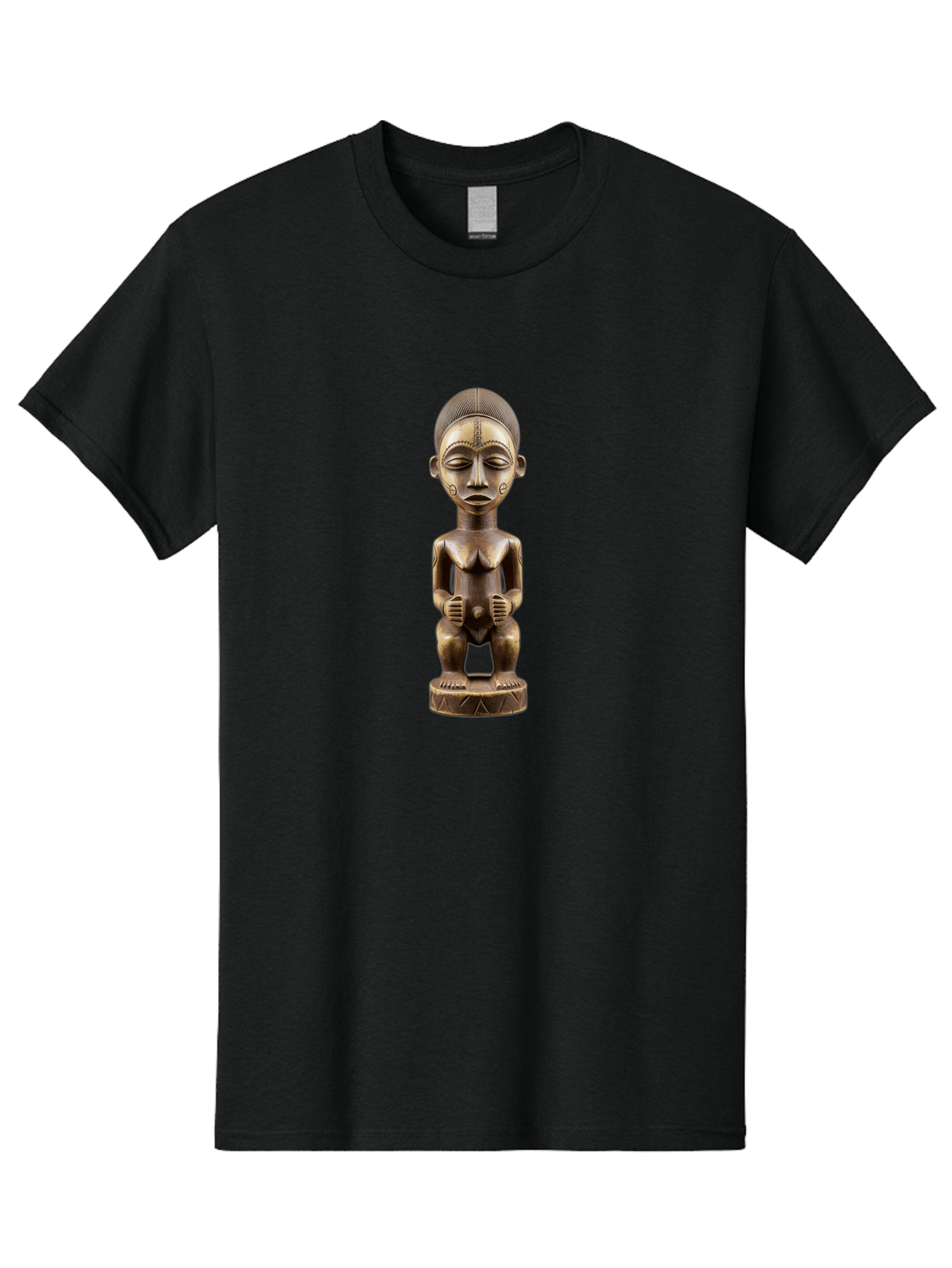 African-Wooden-Statue Men'S Graphic Tee, 100% Cotton, Comfortable Casual Summer Wear, Machine Washable, Vintage Camera, Old Camera, Antique Camera, Black Camera, Classic Photography, Photography Equipment, Nostalgic Device, Film Camera, Bal669
