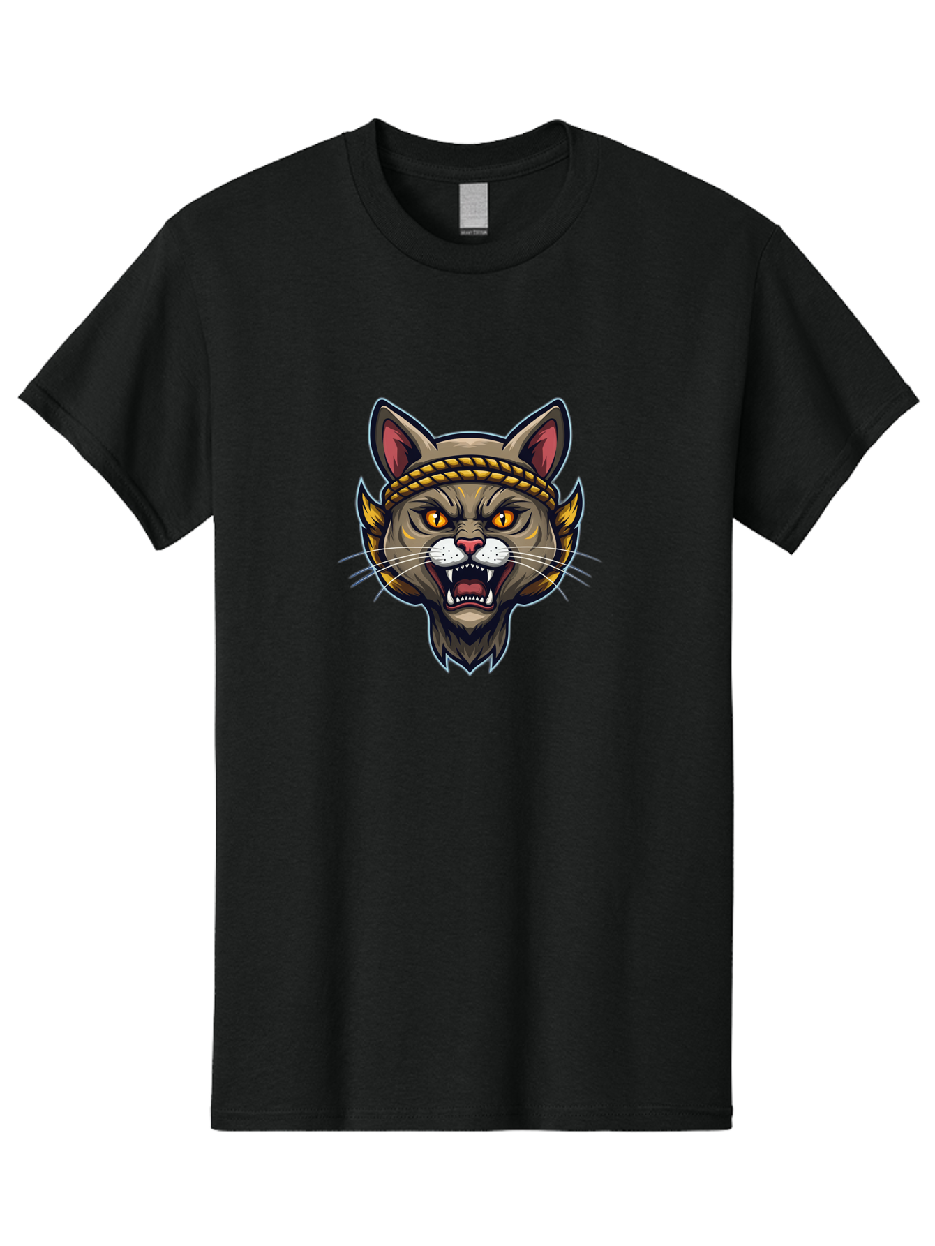 Aggressive-Cat-Head Men'S Graphic Tee, 100% Cotton, Comfortable Casual Summer Wear, Machine Washable, Vintage Camera, Old Camera, Antique Camera, Black Camera, Classic Photography, Photography Equipment, Nostalgic Device, Film Camera, Bal671