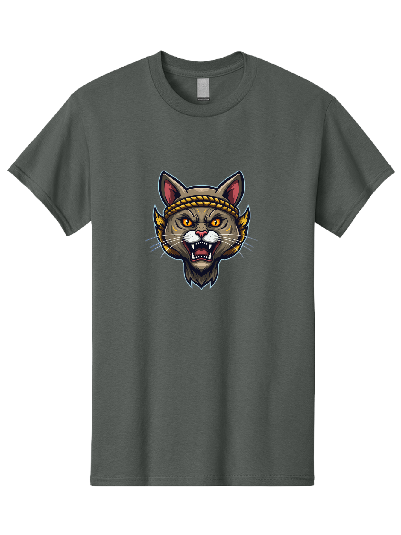 Aggressive-Cat-Head Men'S Graphic Tee, 100% Cotton, Comfortable Casual Summer Wear, Machine Washable, Vintage Camera, Old Camera, Antique Camera, Black Camera, Classic Photography, Photography Equipment, Nostalgic Device, Film Camera, Bal671