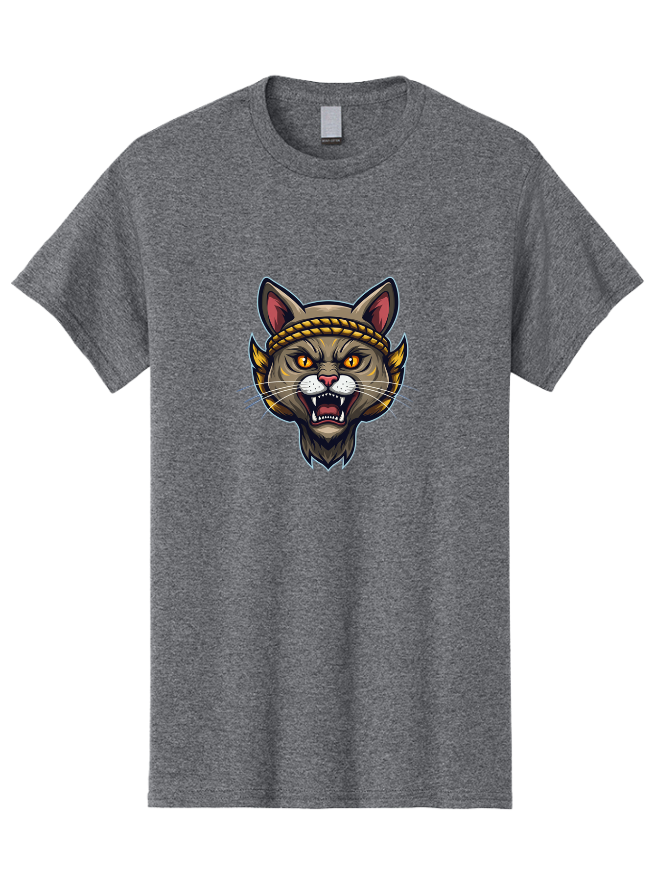 Aggressive-Cat-Head Men'S Graphic Tee, 100% Cotton, Comfortable Casual Summer Wear, Machine Washable, Vintage Camera, Old Camera, Antique Camera, Black Camera, Classic Photography, Photography Equipment, Nostalgic Device, Film Camera, Bal671