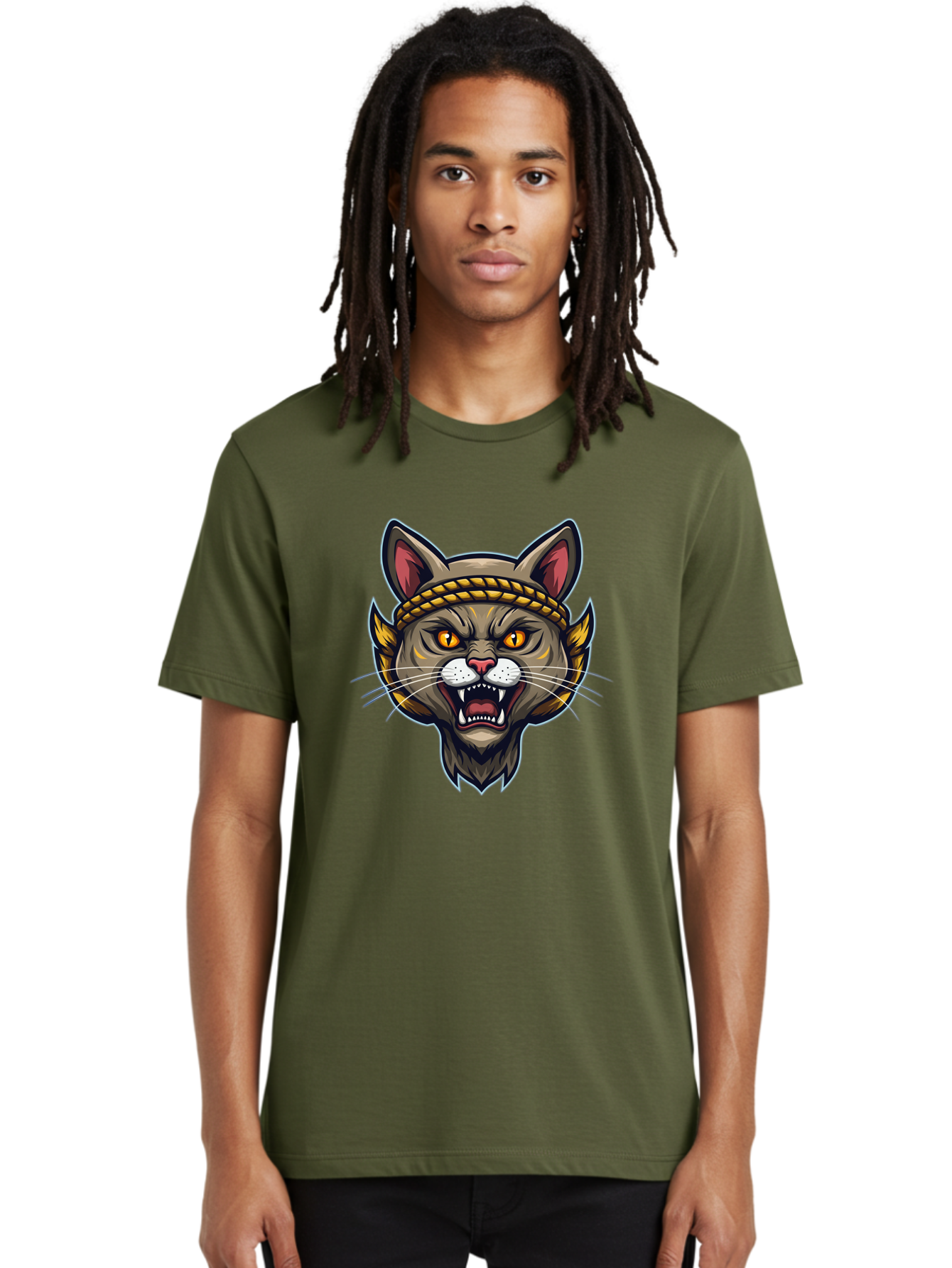 Aggressive-Cat-Head Men'S Graphic Tee, 100% Cotton, Comfortable Casual Summer Wear, Machine Washable, Vintage Camera, Old Camera, Antique Camera, Black Camera, Classic Photography, Photography Equipment, Nostalgic Device, Film Camera, Bal671