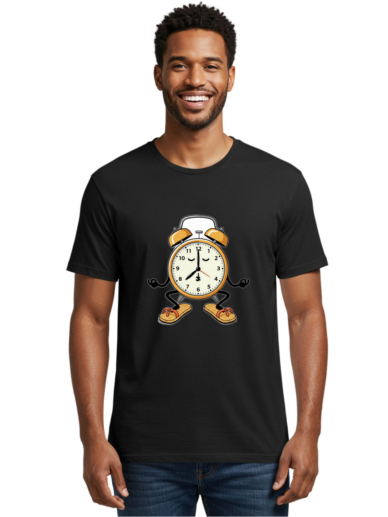 Alarm-Clock-Character Men'S Graphic Tee, 100% Cotton, Comfortable Casual Summer Wear, Machine Washable, Vintage Camera, Old Camera, Antique Camera, Black Camera, Classic Photography, Photography Equipment, Nostalgic Device, Film Camera, Bal673