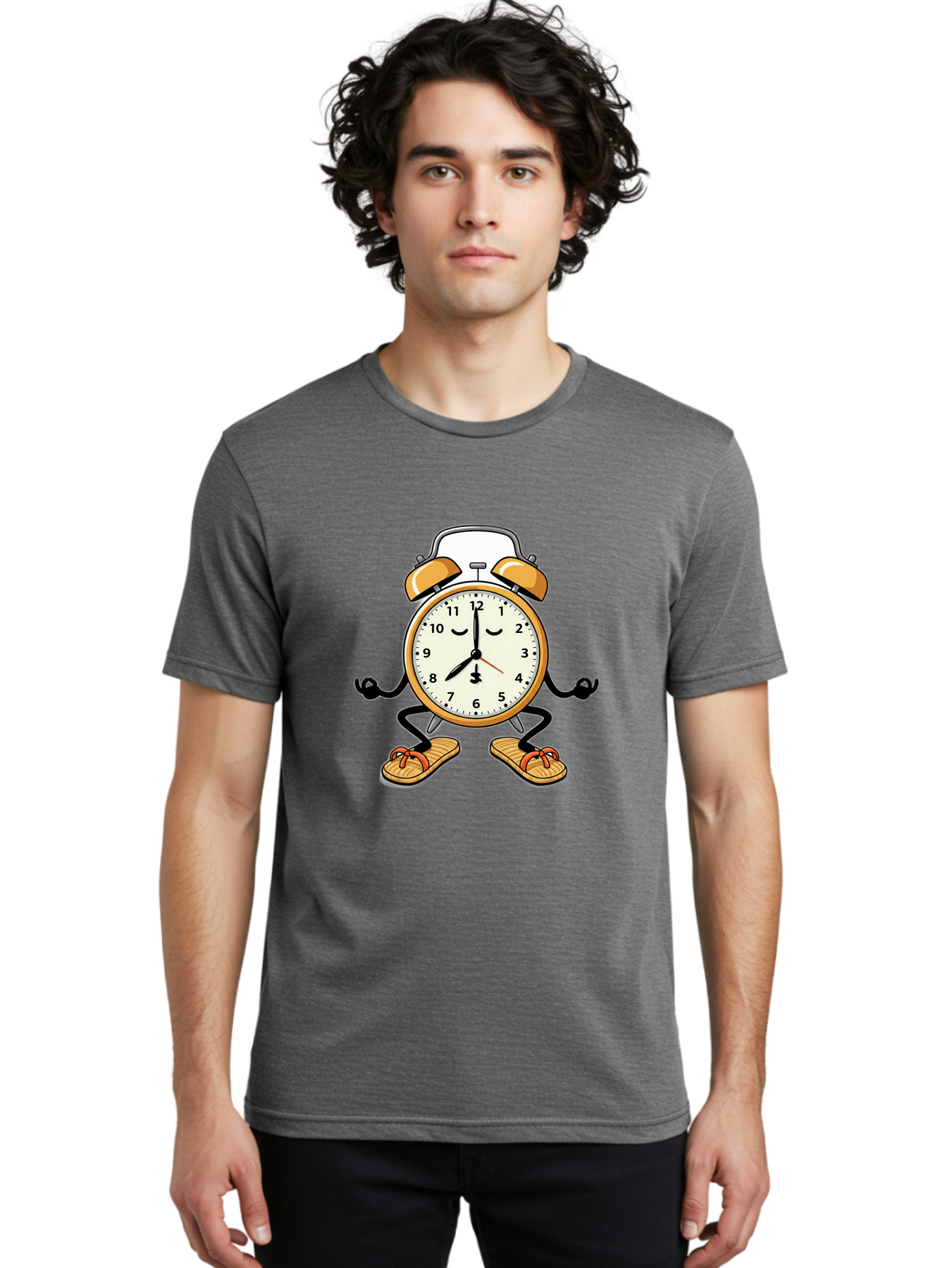 Alarm-Clock-Character Men'S Graphic Tee, 100% Cotton, Comfortable Casual Summer Wear, Machine Washable, Vintage Camera, Old Camera, Antique Camera, Black Camera, Classic Photography, Photography Equipment, Nostalgic Device, Film Camera, Bal673