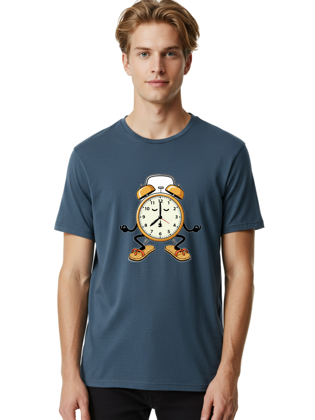 Alarm-Clock-Character Men'S Graphic Tee, 100% Cotton, Comfortable Casual Summer Wear, Machine Washable, Vintage Camera, Old Camera, Antique Camera, Black Camera, Classic Photography, Photography Equipment, Nostalgic Device, Film Camera, Bal673