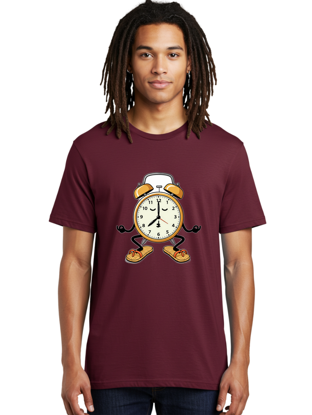 Alarm-Clock-Character Men'S Graphic Tee, 100% Cotton, Comfortable Casual Summer Wear, Machine Washable, Vintage Camera, Old Camera, Antique Camera, Black Camera, Classic Photography, Photography Equipment, Nostalgic Device, Film Camera, Bal673
