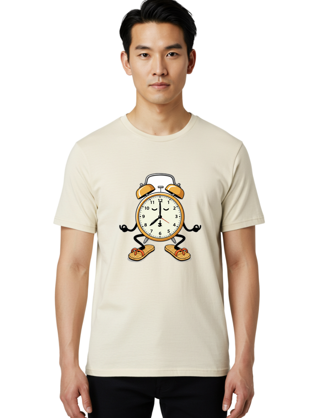 Alarm-Clock-Character Men'S Graphic Tee, 100% Cotton, Comfortable Casual Summer Wear, Machine Washable, Vintage Camera, Old Camera, Antique Camera, Black Camera, Classic Photography, Photography Equipment, Nostalgic Device, Film Camera, Bal673
