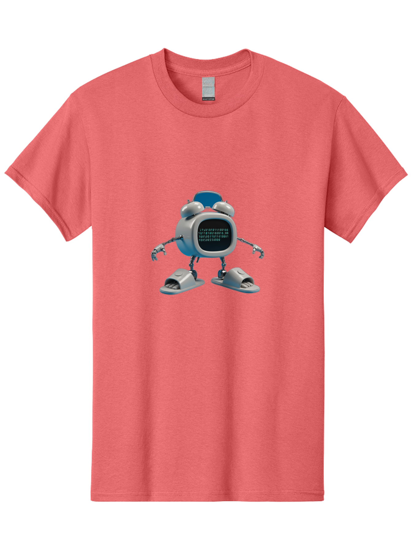 Alarm-Clock-Robot Men'S Graphic Tee, 100% Cotton, Comfortable Casual Summer Wear, Machine Washable, Vintage Camera, Old Camera, Antique Camera, Black Camera, Classic Photography, Photography Equipment, Nostalgic Device, Film Camera, Camera Art Bal674