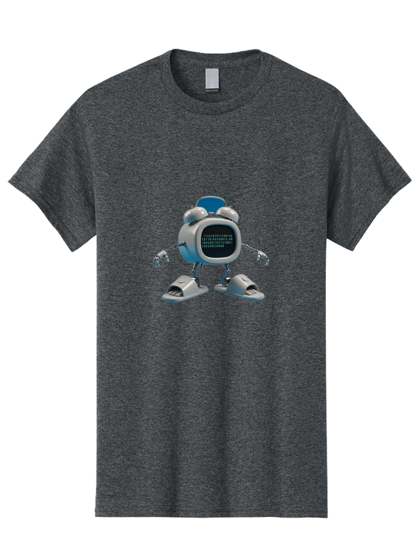 Alarm-Clock-Robot Men'S Graphic Tee, 100% Cotton, Comfortable Casual Summer Wear, Machine Washable, Vintage Camera, Old Camera, Antique Camera, Black Camera, Classic Photography, Photography Equipment, Nostalgic Device, Film Camera, Camera Art Bal674