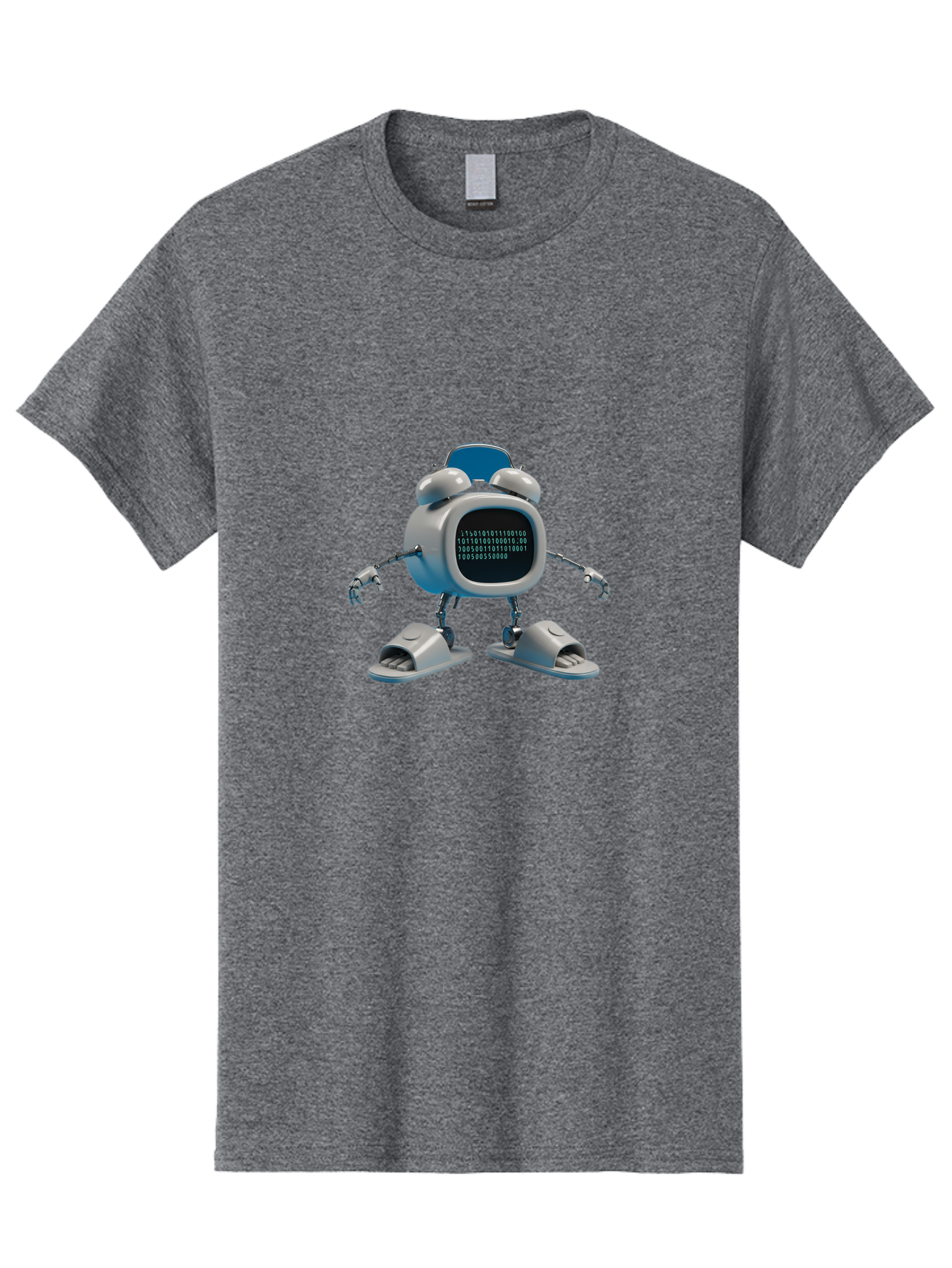 Alarm-Clock-Robot Men'S Graphic Tee, 100% Cotton, Comfortable Casual Summer Wear, Machine Washable, Vintage Camera, Old Camera, Antique Camera, Black Camera, Classic Photography, Photography Equipment, Nostalgic Device, Film Camera, Camera Art Bal674