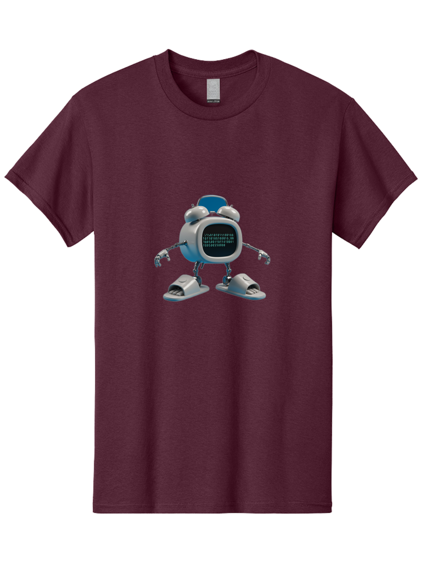 Alarm-Clock-Robot Men'S Graphic Tee, 100% Cotton, Comfortable Casual Summer Wear, Machine Washable, Vintage Camera, Old Camera, Antique Camera, Black Camera, Classic Photography, Photography Equipment, Nostalgic Device, Film Camera, Camera Art Bal674