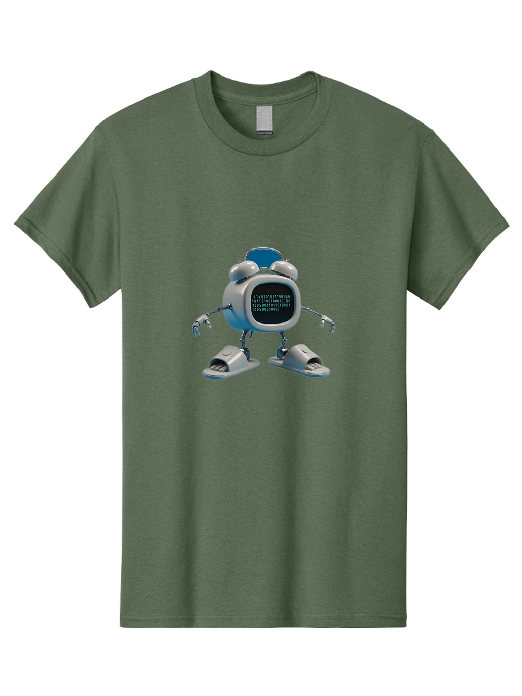 Alarm-Clock-Robot Men'S Graphic Tee, 100% Cotton, Comfortable Casual Summer Wear, Machine Washable, Vintage Camera, Old Camera, Antique Camera, Black Camera, Classic Photography, Photography Equipment, Nostalgic Device, Film Camera, Camera Art Bal674