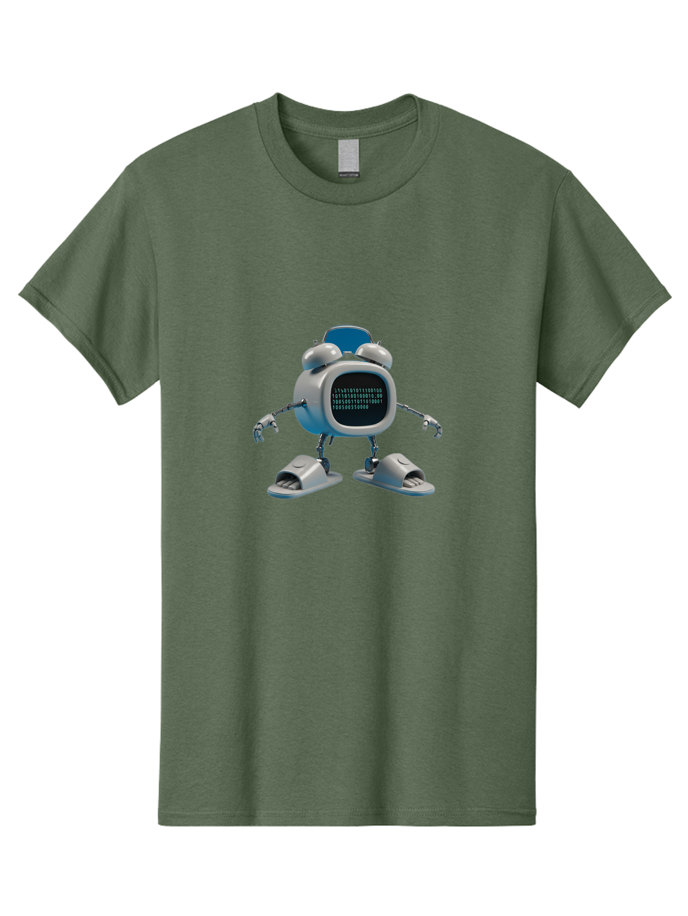 Alarm-Clock-Robot Men'S Graphic Tee, 100% Cotton, Comfortable Casual Summer Wear, Machine Washable, Vintage Camera, Old Camera, Antique Camera, Black Camera, Classic Photography, Photography Equipment, Nostalgic Device, Film Camera, Camera Art Bal674