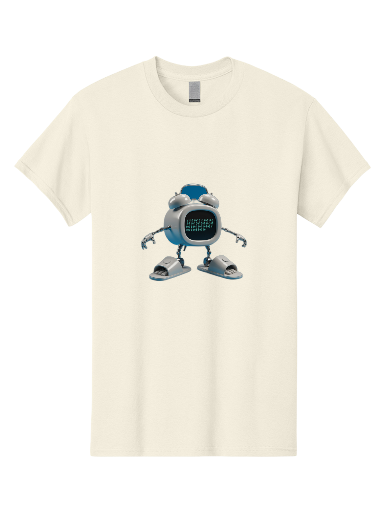 Alarm-Clock-Robot Men'S Graphic Tee, 100% Cotton, Comfortable Casual Summer Wear, Machine Washable, Vintage Camera, Old Camera, Antique Camera, Black Camera, Classic Photography, Photography Equipment, Nostalgic Device, Film Camera, Camera Art Bal674