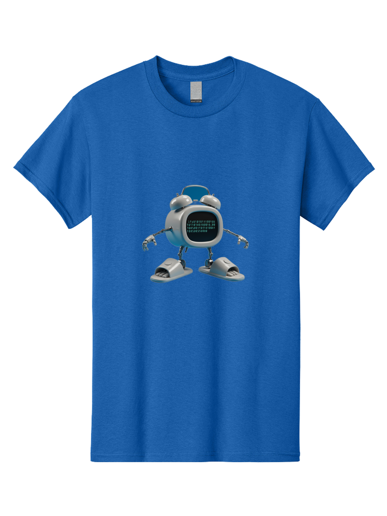 Alarm-Clock-Robot Men'S Graphic Tee, 100% Cotton, Comfortable Casual Summer Wear, Machine Washable, Vintage Camera, Old Camera, Antique Camera, Black Camera, Classic Photography, Photography Equipment, Nostalgic Device, Film Camera, Camera Art Bal674