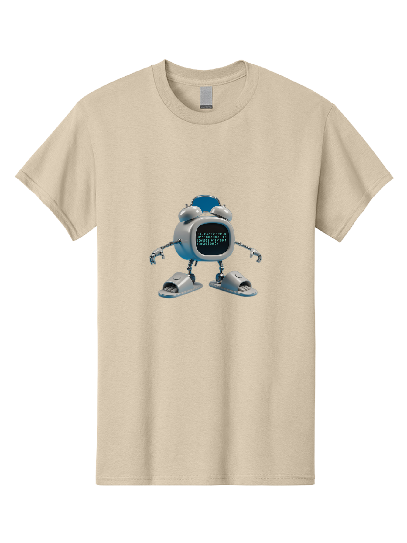 Alarm-Clock-Robot Men'S Graphic Tee, 100% Cotton, Comfortable Casual Summer Wear, Machine Washable, Vintage Camera, Old Camera, Antique Camera, Black Camera, Classic Photography, Photography Equipment, Nostalgic Device, Film Camera, Camera Art Bal674
