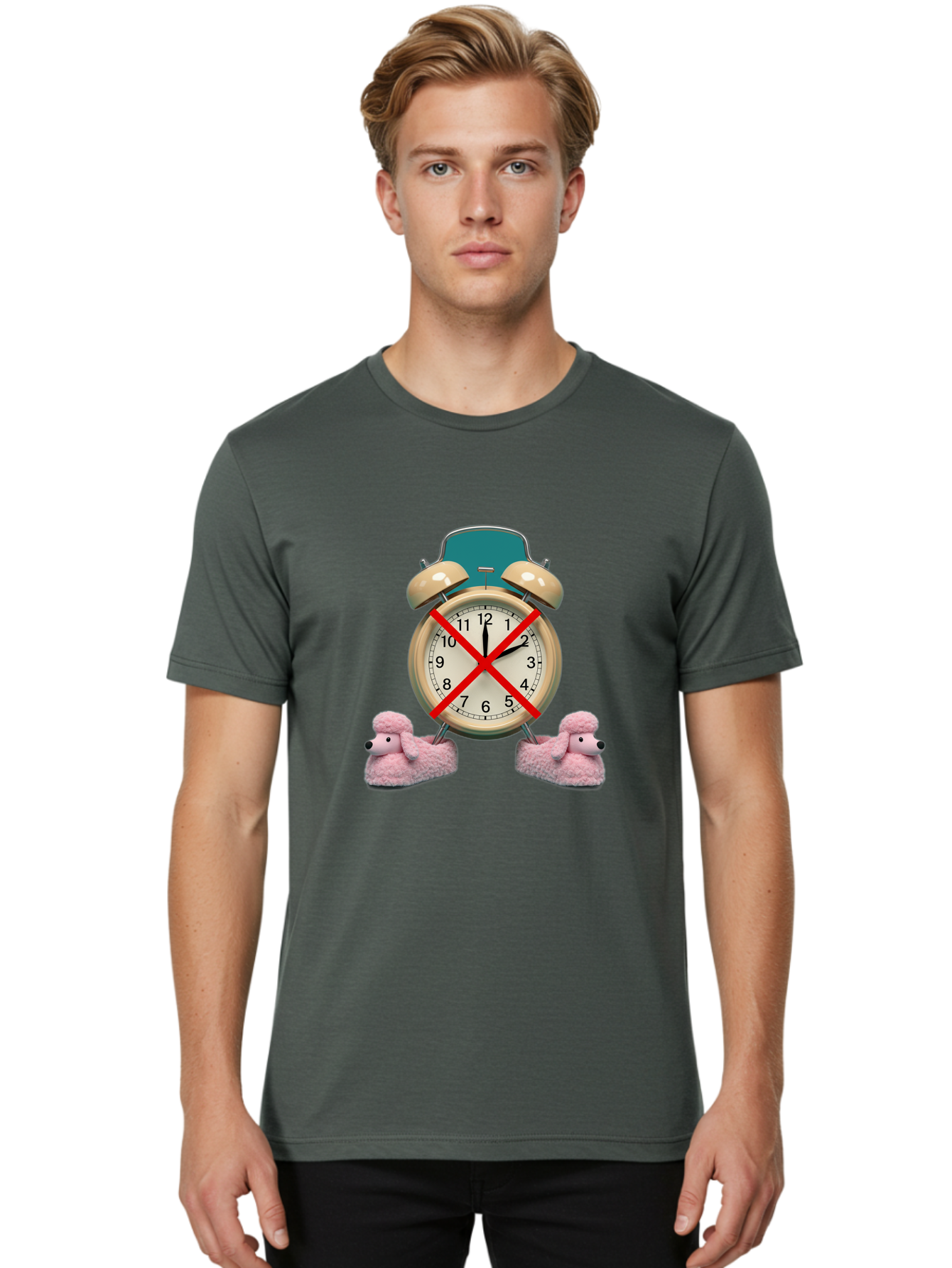 Alarm-Clock Men'S Graphic Tee, 100% Cotton, Comfortable Casual Summer Wear, Machine Washable, Vintage Camera, Old Camera, Antique Camera, Black Camera, Classic Photography, Photography Equipment, Nostalgic Device, Film Camera, Camera Art Bal675