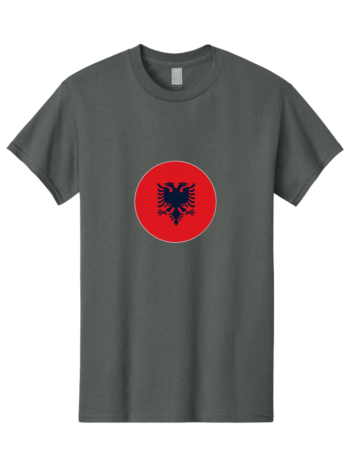 Albanian-Double-Headed-Eagle Men'S Graphic Tee, 100% Cotton, Comfortable Casual Summer Wear, Machine Washable, Vintage Camera, Old Camera, Antique Camera, Black Camera, Classic Photography, Photography Equipment, Nostalgic Device, Film Camera, Bal676
