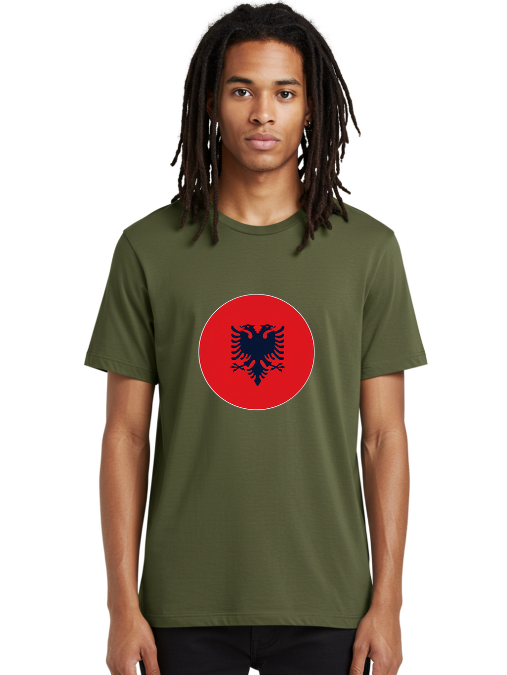 Albanian-Double-Headed-Eagle Men'S Graphic Tee, 100% Cotton, Comfortable Casual Summer Wear, Machine Washable, Vintage Camera, Old Camera, Antique Camera, Black Camera, Classic Photography, Photography Equipment, Nostalgic Device, Film Camera, Bal676