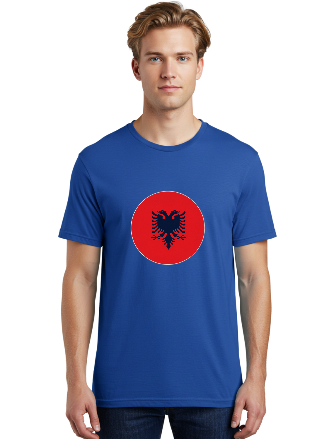 Albanian-Double-Headed-Eagle Men'S Graphic Tee, 100% Cotton, Comfortable Casual Summer Wear, Machine Washable, Vintage Camera, Old Camera, Antique Camera, Black Camera, Classic Photography, Photography Equipment, Nostalgic Device, Film Camera, Bal676