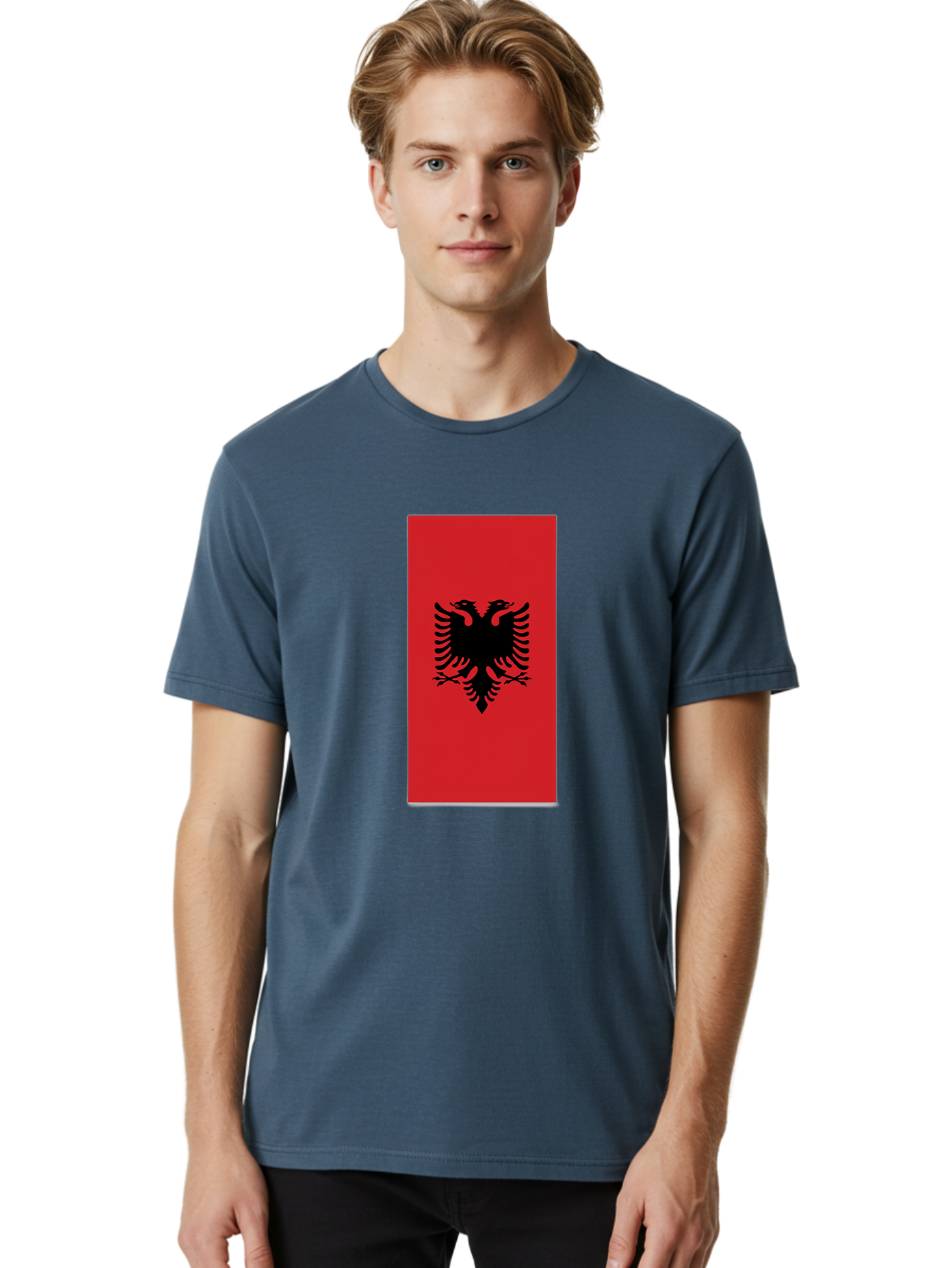 Albanian-Flag Men'S Graphic Tee, 100% Cotton, Comfortable Casual Summer Wear, Machine Washable, Vintage Camera, Old Camera, Antique Camera, Black Camera, Classic Photography, Photography Equipment, Nostalgic Device, Film Camera, Camera Art Bal677