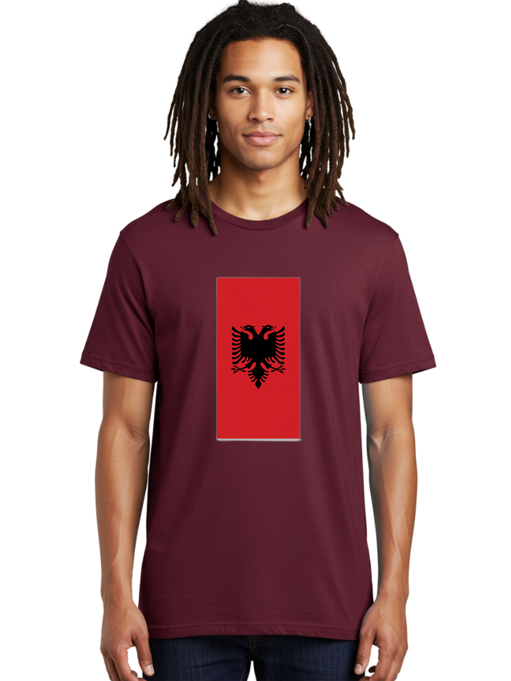 Albanian-Flag Men'S Graphic Tee, 100% Cotton, Comfortable Casual Summer Wear, Machine Washable, Vintage Camera, Old Camera, Antique Camera, Black Camera, Classic Photography, Photography Equipment, Nostalgic Device, Film Camera, Camera Art Bal677