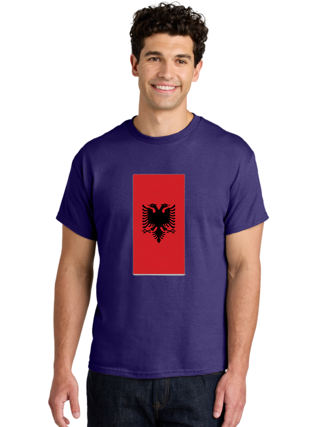 Albanian-Flag Men'S Graphic Tee, 100% Cotton, Comfortable Casual Summer Wear, Machine Washable, Vintage Camera, Old Camera, Antique Camera, Black Camera, Classic Photography, Photography Equipment, Nostalgic Device, Film Camera, Camera Art Bal677