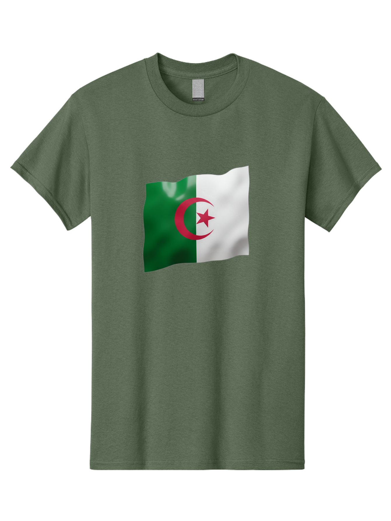 Algeria-Flag Men'S Graphic Tee, 100% Cotton, Comfortable Casual Summer Wear, Machine Washable, Vintage Camera, Old Camera, Antique Camera, Black Camera, Classic Photography, Photography Equipment, Nostalgic Device, Film Camera, Camera Art Bal680