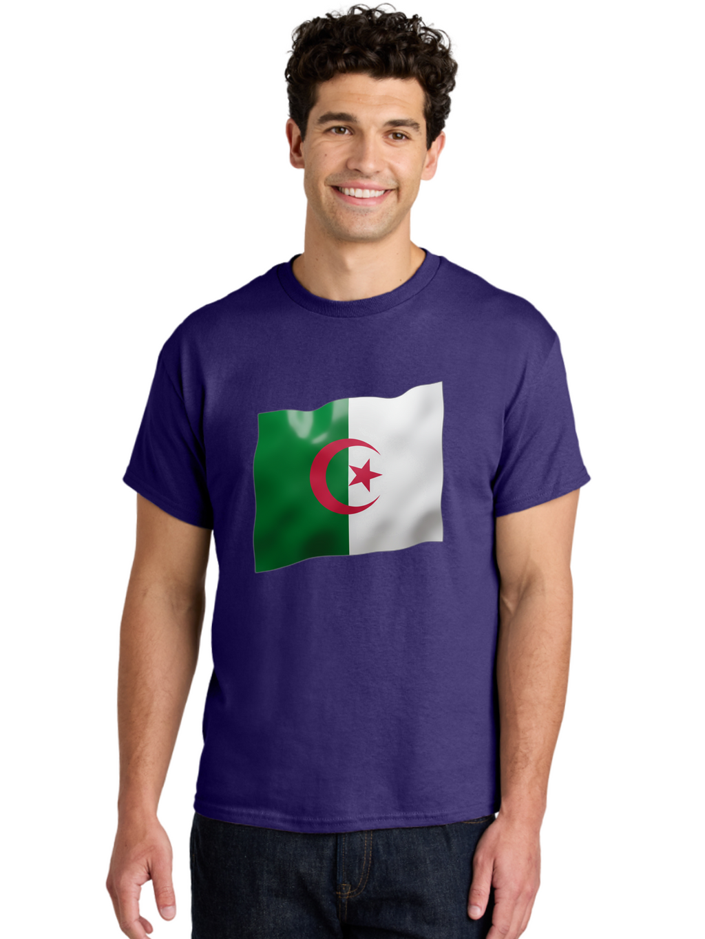 Algeria-Flag Men'S Graphic Tee, 100% Cotton, Comfortable Casual Summer Wear, Machine Washable, Vintage Camera, Old Camera, Antique Camera, Black Camera, Classic Photography, Photography Equipment, Nostalgic Device, Film Camera, Camera Art Bal680
