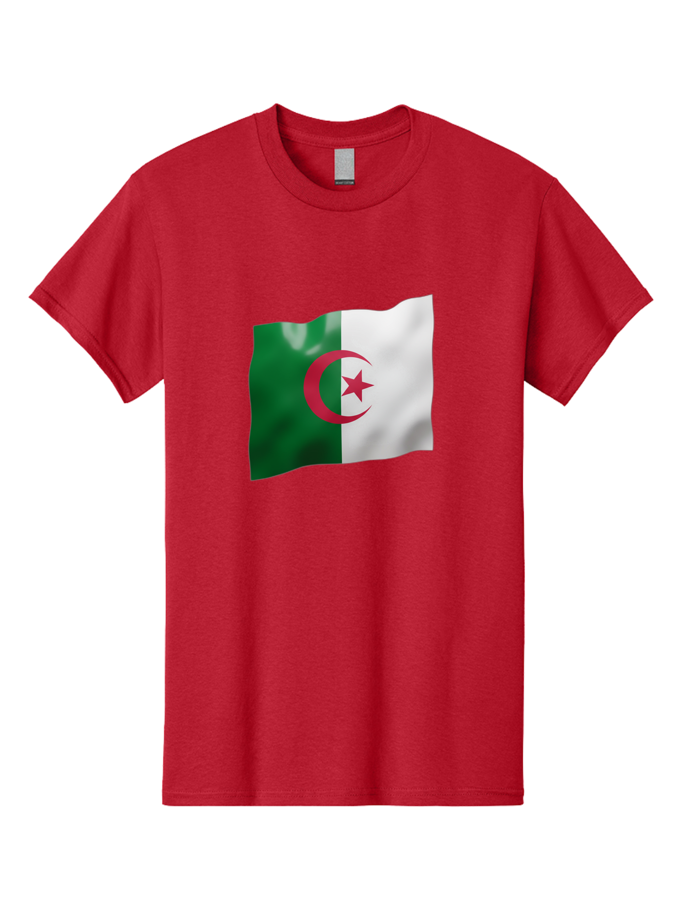 Algeria-Flag Men'S Graphic Tee, 100% Cotton, Comfortable Casual Summer Wear, Machine Washable, Vintage Camera, Old Camera, Antique Camera, Black Camera, Classic Photography, Photography Equipment, Nostalgic Device, Film Camera, Camera Art Bal680