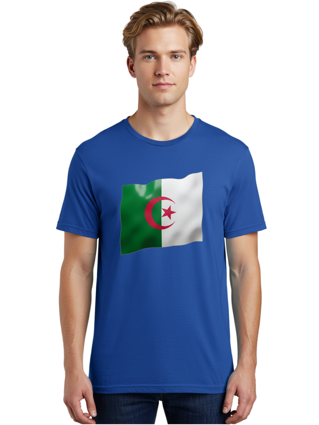 Algeria-Flag Men'S Graphic Tee, 100% Cotton, Comfortable Casual Summer Wear, Machine Washable, Vintage Camera, Old Camera, Antique Camera, Black Camera, Classic Photography, Photography Equipment, Nostalgic Device, Film Camera, Camera Art Bal680