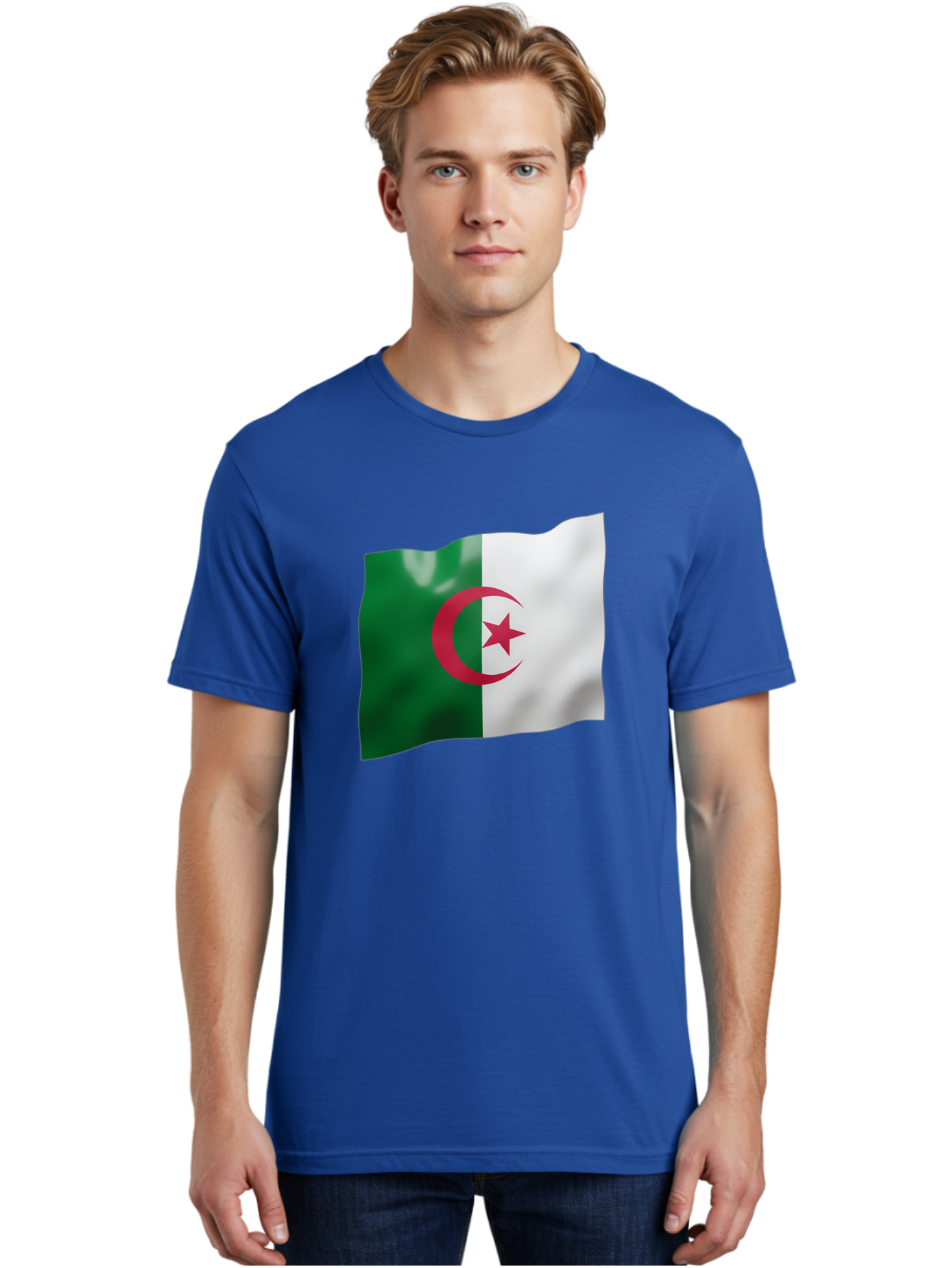 Algeria-Flag Men'S Graphic Tee, 100% Cotton, Comfortable Casual Summer Wear, Machine Washable, Vintage Camera, Old Camera, Antique Camera, Black Camera, Classic Photography, Photography Equipment, Nostalgic Device, Film Camera, Camera Art Bal680
