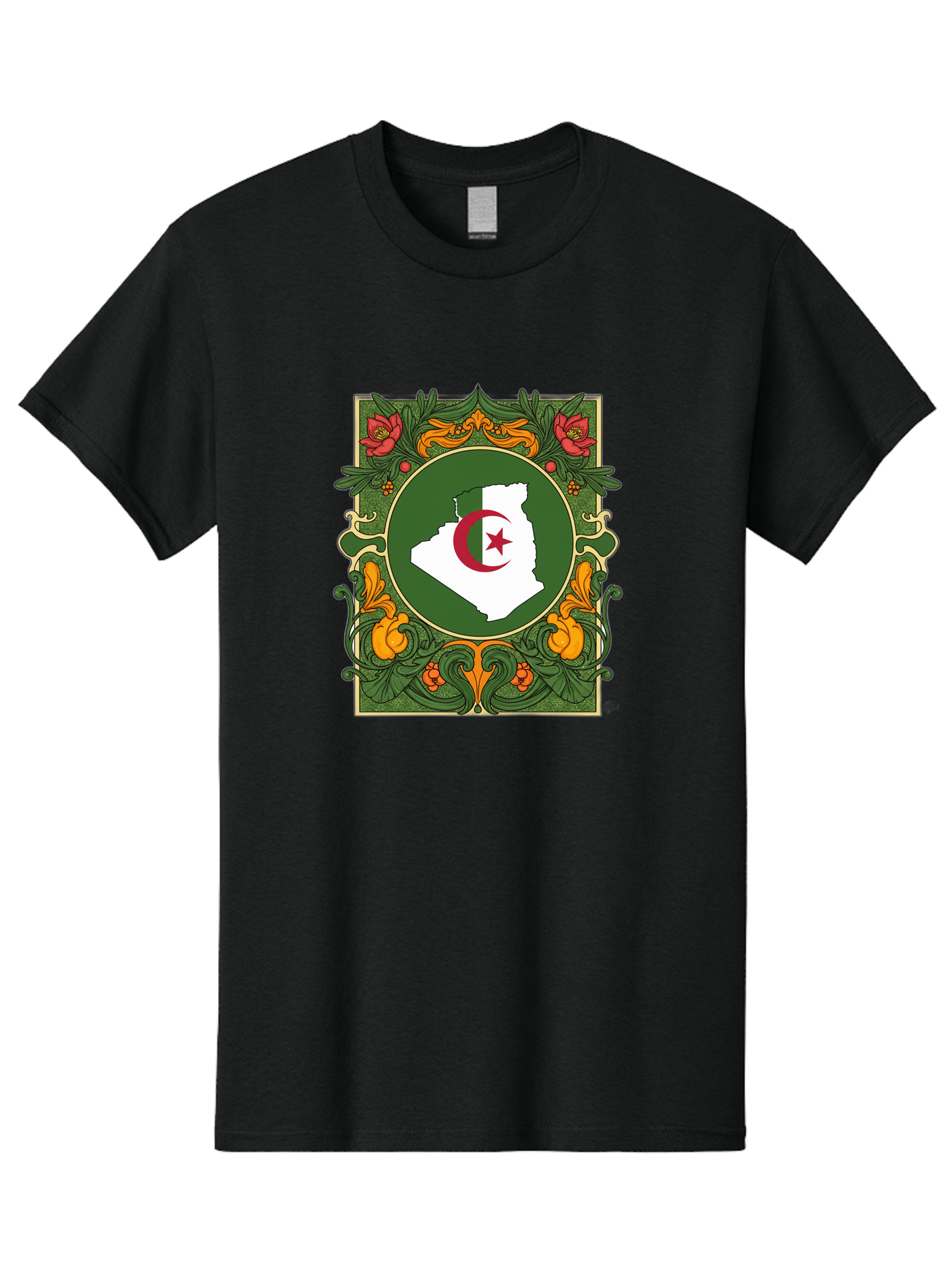 Algeria-Map Men'S Graphic Tee, 100% Cotton, Comfortable Casual Summer Wear, Machine Washable, Vintage Camera, Old Camera, Antique Camera, Black Camera, Classic Photography, Photography Equipment, Nostalgic Device, Film Camera, Camera Art Bal681