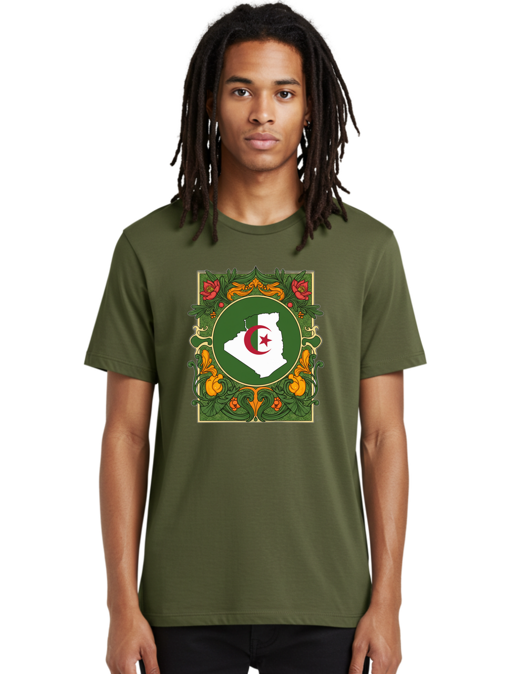 Algeria-Map Men'S Graphic Tee, 100% Cotton, Comfortable Casual Summer Wear, Machine Washable, Vintage Camera, Old Camera, Antique Camera, Black Camera, Classic Photography, Photography Equipment, Nostalgic Device, Film Camera, Camera Art Bal681
