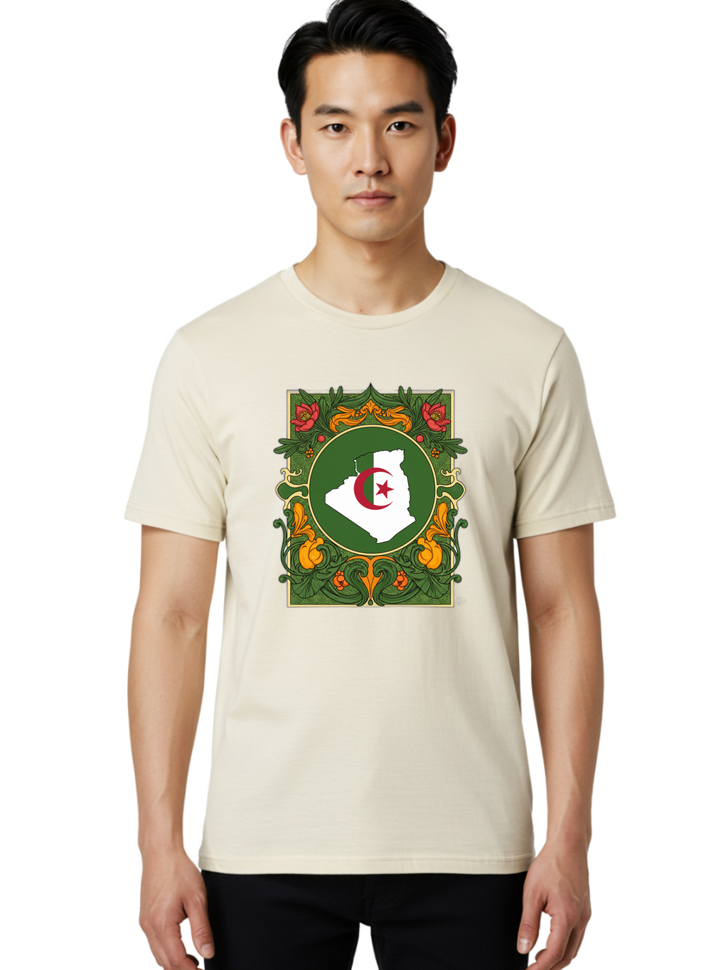 Algeria-Map Men'S Graphic Tee, 100% Cotton, Comfortable Casual Summer Wear, Machine Washable, Vintage Camera, Old Camera, Antique Camera, Black Camera, Classic Photography, Photography Equipment, Nostalgic Device, Film Camera, Camera Art Bal681