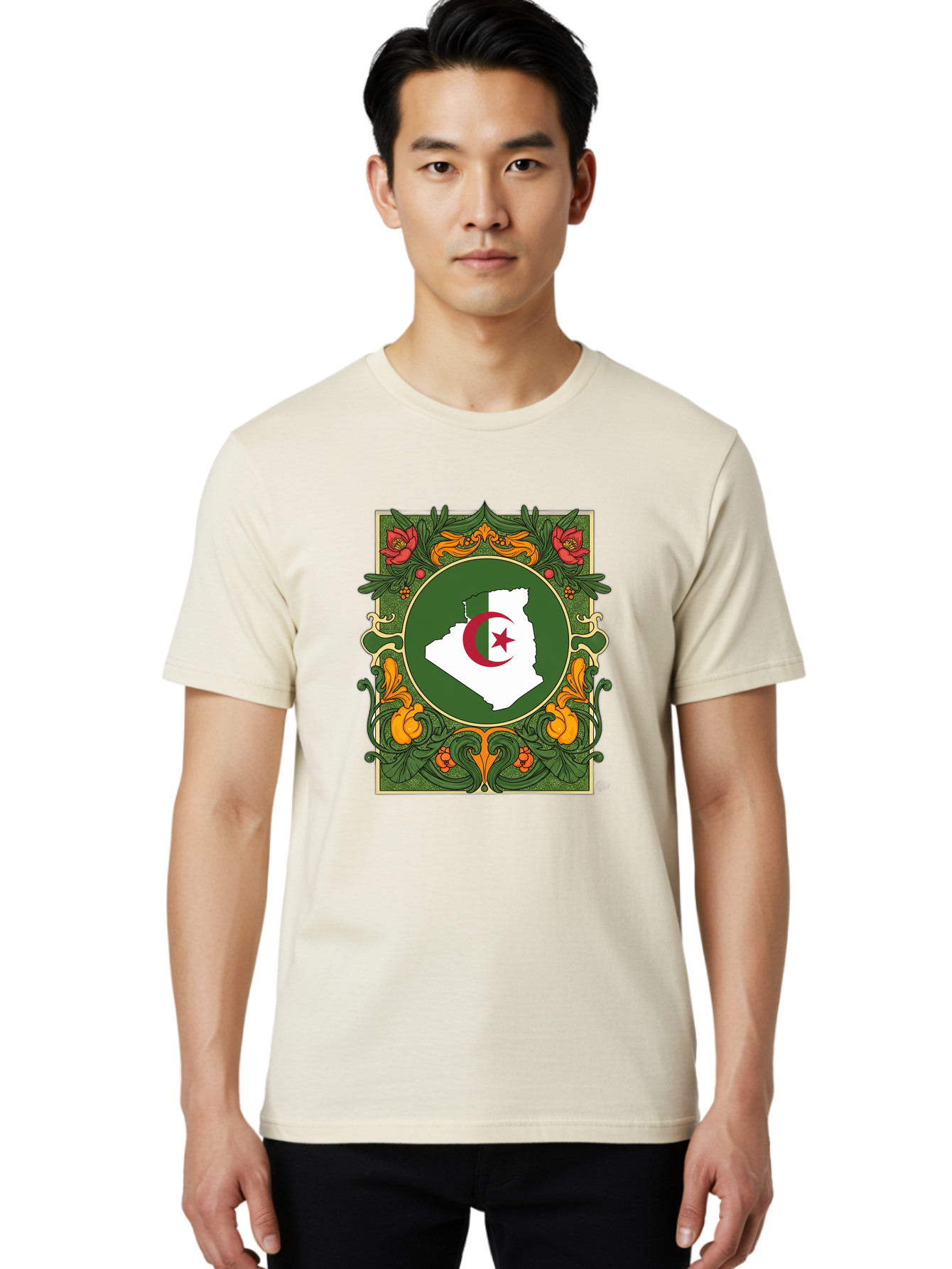 Algeria-Map Men'S Graphic Tee, 100% Cotton, Comfortable Casual Summer Wear, Machine Washable, Vintage Camera, Old Camera, Antique Camera, Black Camera, Classic Photography, Photography Equipment, Nostalgic Device, Film Camera, Camera Art Bal681