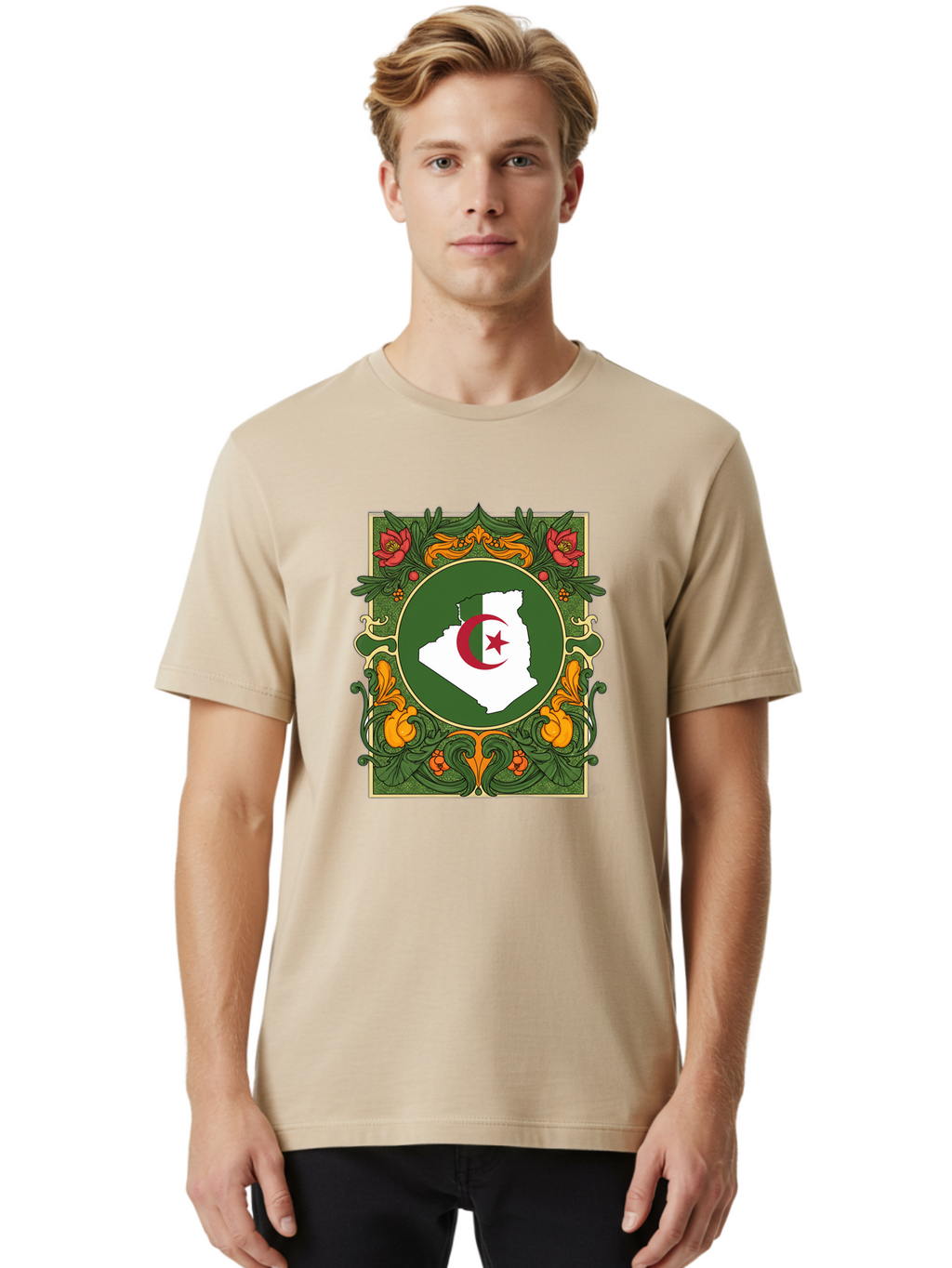 Algeria-Map Men'S Graphic Tee, 100% Cotton, Comfortable Casual Summer Wear, Machine Washable, Vintage Camera, Old Camera, Antique Camera, Black Camera, Classic Photography, Photography Equipment, Nostalgic Device, Film Camera, Camera Art Bal681