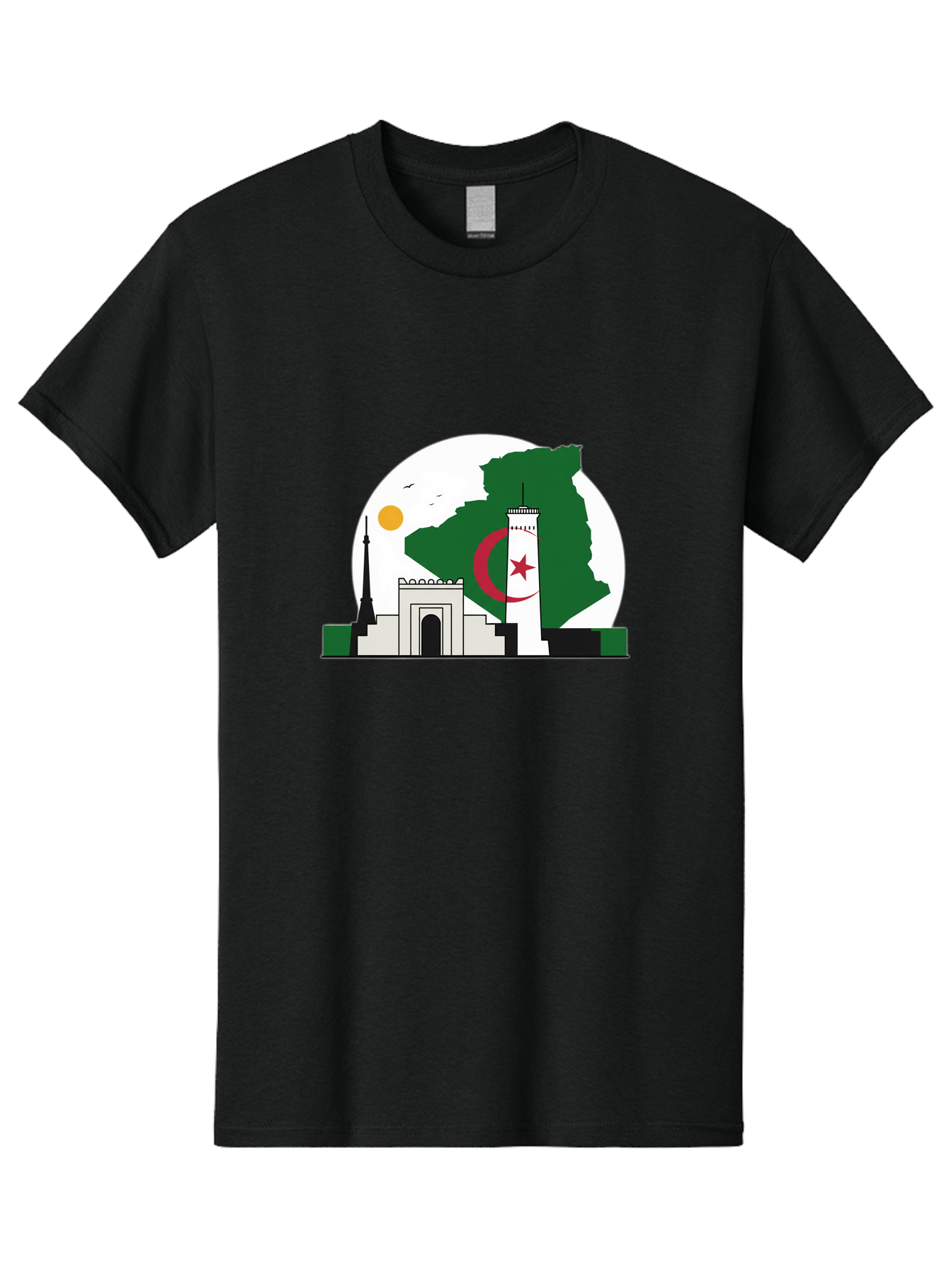 Algeria Men'S Graphic Tee, 100% Cotton, Comfortable Casual Summer Wear, Machine Washable, Vintage Camera, Old Camera, Antique Camera, Black Camera, Classic Photography, Photography Equipment, Nostalgic Device, Film Camera, Camera Art Bal682
