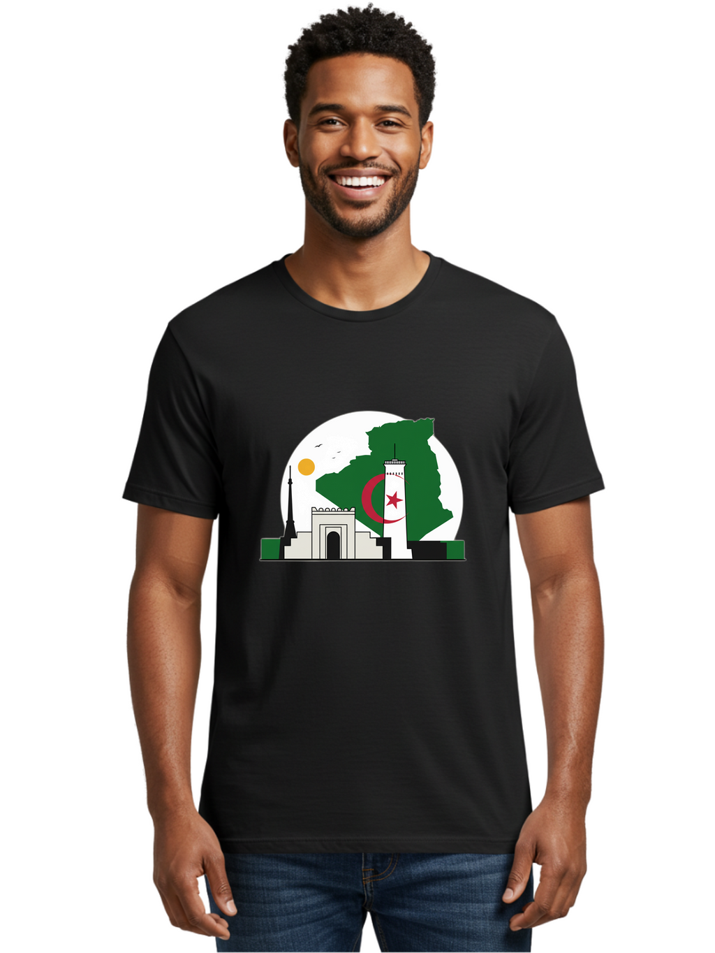 Algeria Men'S Graphic Tee, 100% Cotton, Comfortable Casual Summer Wear, Machine Washable, Vintage Camera, Old Camera, Antique Camera, Black Camera, Classic Photography, Photography Equipment, Nostalgic Device, Film Camera, Camera Art Bal682