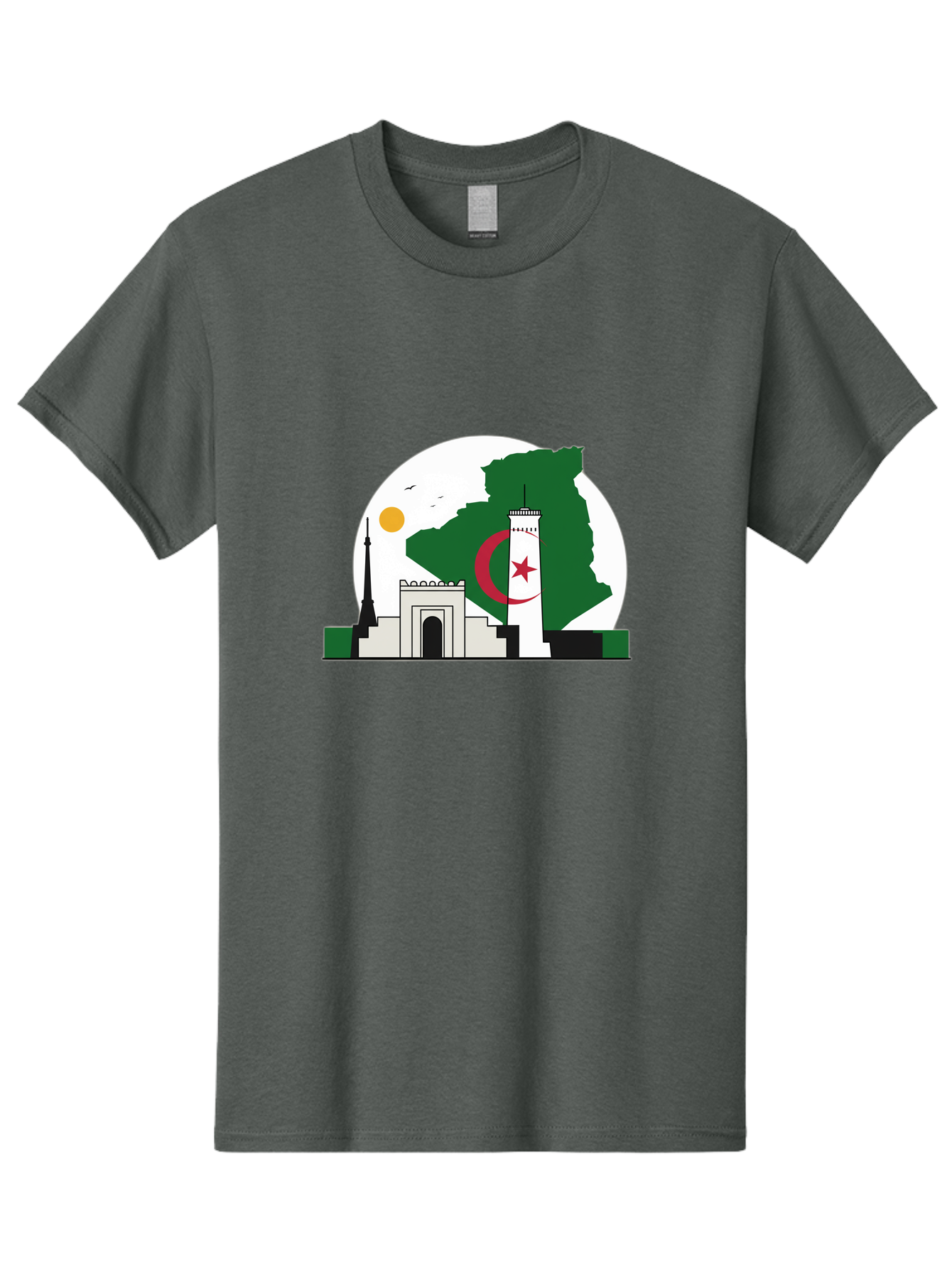 Algeria Men'S Graphic Tee, 100% Cotton, Comfortable Casual Summer Wear, Machine Washable, Vintage Camera, Old Camera, Antique Camera, Black Camera, Classic Photography, Photography Equipment, Nostalgic Device, Film Camera, Camera Art Bal682