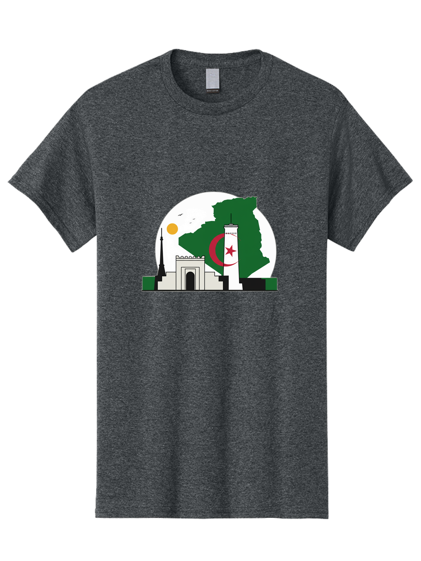 Algeria Men'S Graphic Tee, 100% Cotton, Comfortable Casual Summer Wear, Machine Washable, Vintage Camera, Old Camera, Antique Camera, Black Camera, Classic Photography, Photography Equipment, Nostalgic Device, Film Camera, Camera Art Bal682