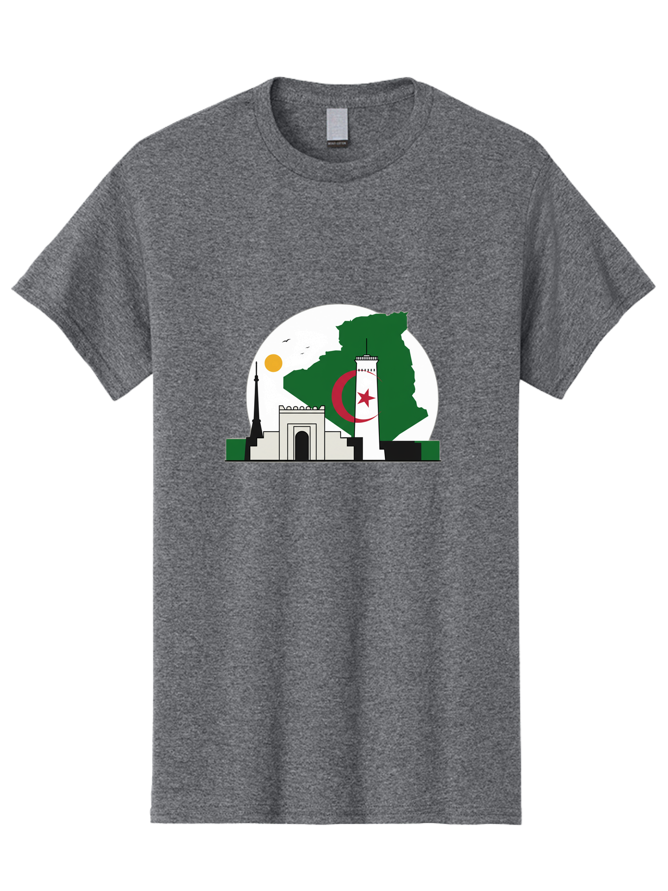 Algeria Men'S Graphic Tee, 100% Cotton, Comfortable Casual Summer Wear, Machine Washable, Vintage Camera, Old Camera, Antique Camera, Black Camera, Classic Photography, Photography Equipment, Nostalgic Device, Film Camera, Camera Art Bal682