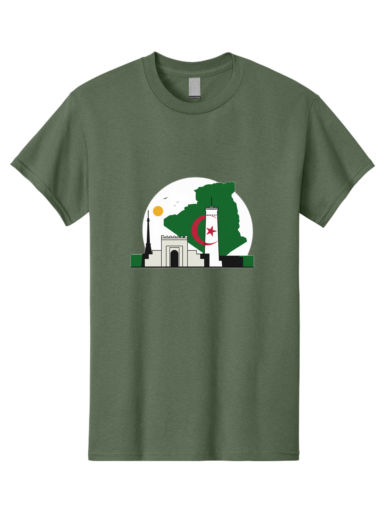 Algeria Men'S Graphic Tee, 100% Cotton, Comfortable Casual Summer Wear, Machine Washable, Vintage Camera, Old Camera, Antique Camera, Black Camera, Classic Photography, Photography Equipment, Nostalgic Device, Film Camera, Camera Art Bal682