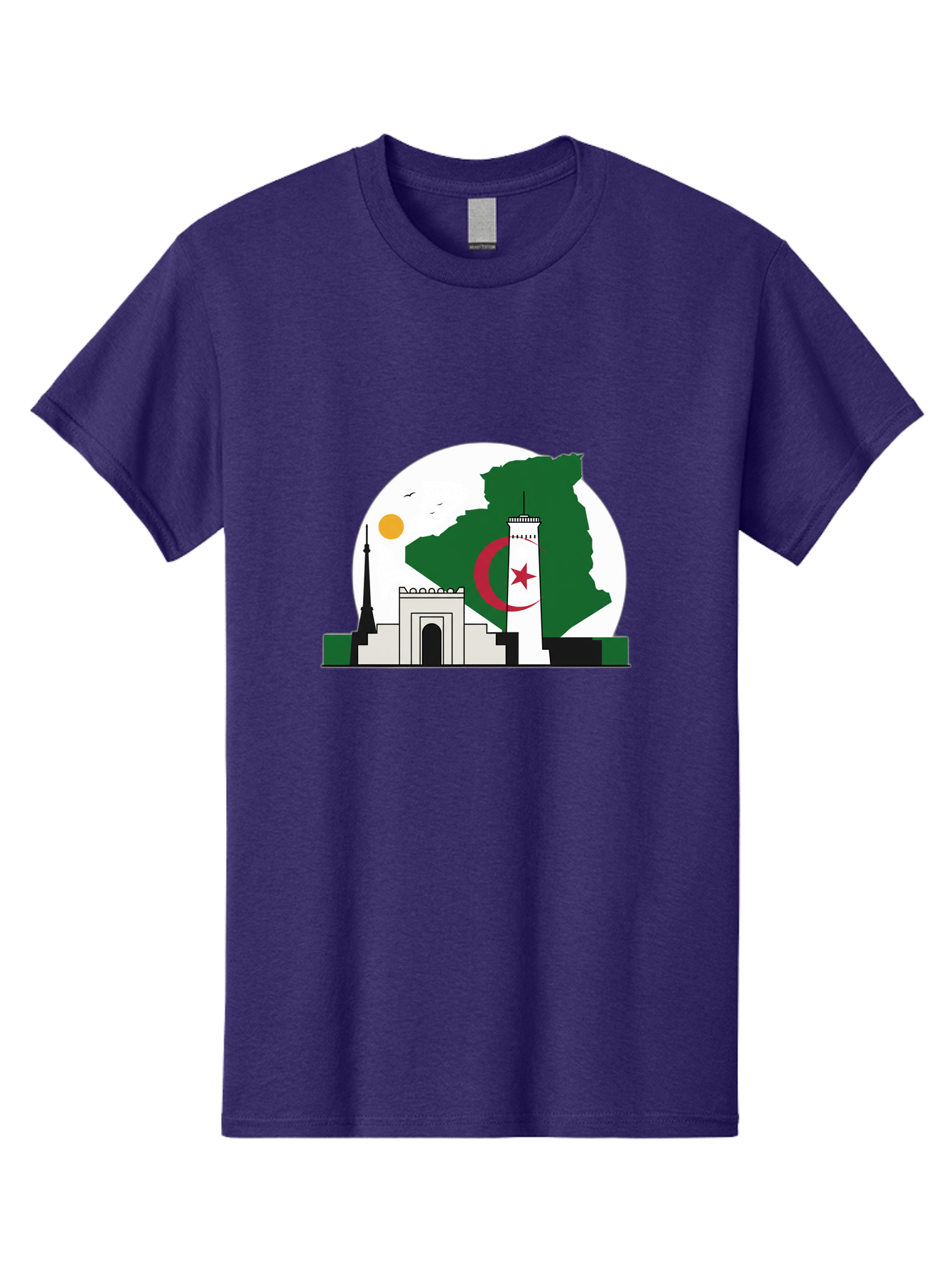 Algeria Men'S Graphic Tee, 100% Cotton, Comfortable Casual Summer Wear, Machine Washable, Vintage Camera, Old Camera, Antique Camera, Black Camera, Classic Photography, Photography Equipment, Nostalgic Device, Film Camera, Camera Art Bal682
