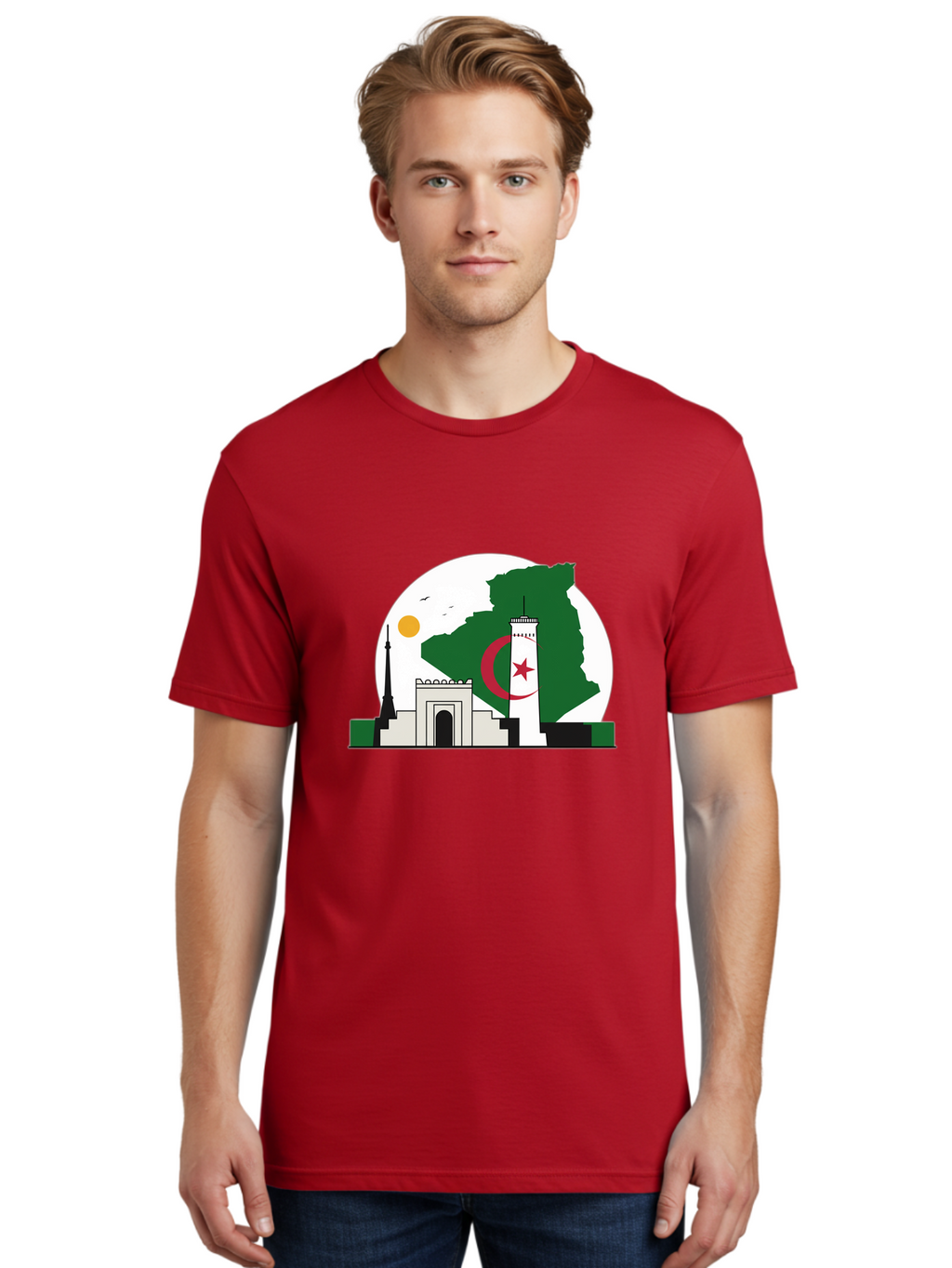 Algeria Men'S Graphic Tee, 100% Cotton, Comfortable Casual Summer Wear, Machine Washable, Vintage Camera, Old Camera, Antique Camera, Black Camera, Classic Photography, Photography Equipment, Nostalgic Device, Film Camera, Camera Art Bal682
