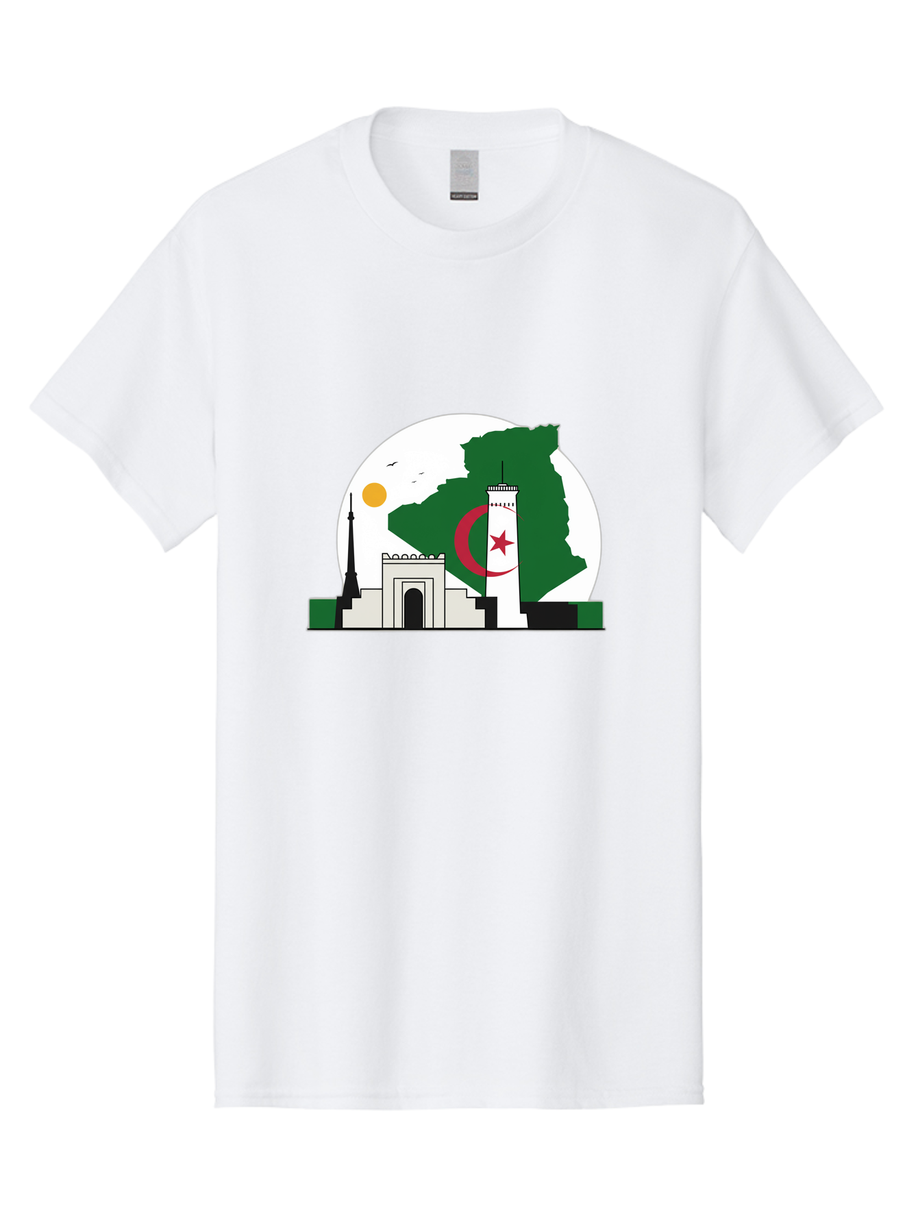 Algeria Men'S Graphic Tee, 100% Cotton, Comfortable Casual Summer Wear, Machine Washable, Vintage Camera, Old Camera, Antique Camera, Black Camera, Classic Photography, Photography Equipment, Nostalgic Device, Film Camera, Camera Art Bal682