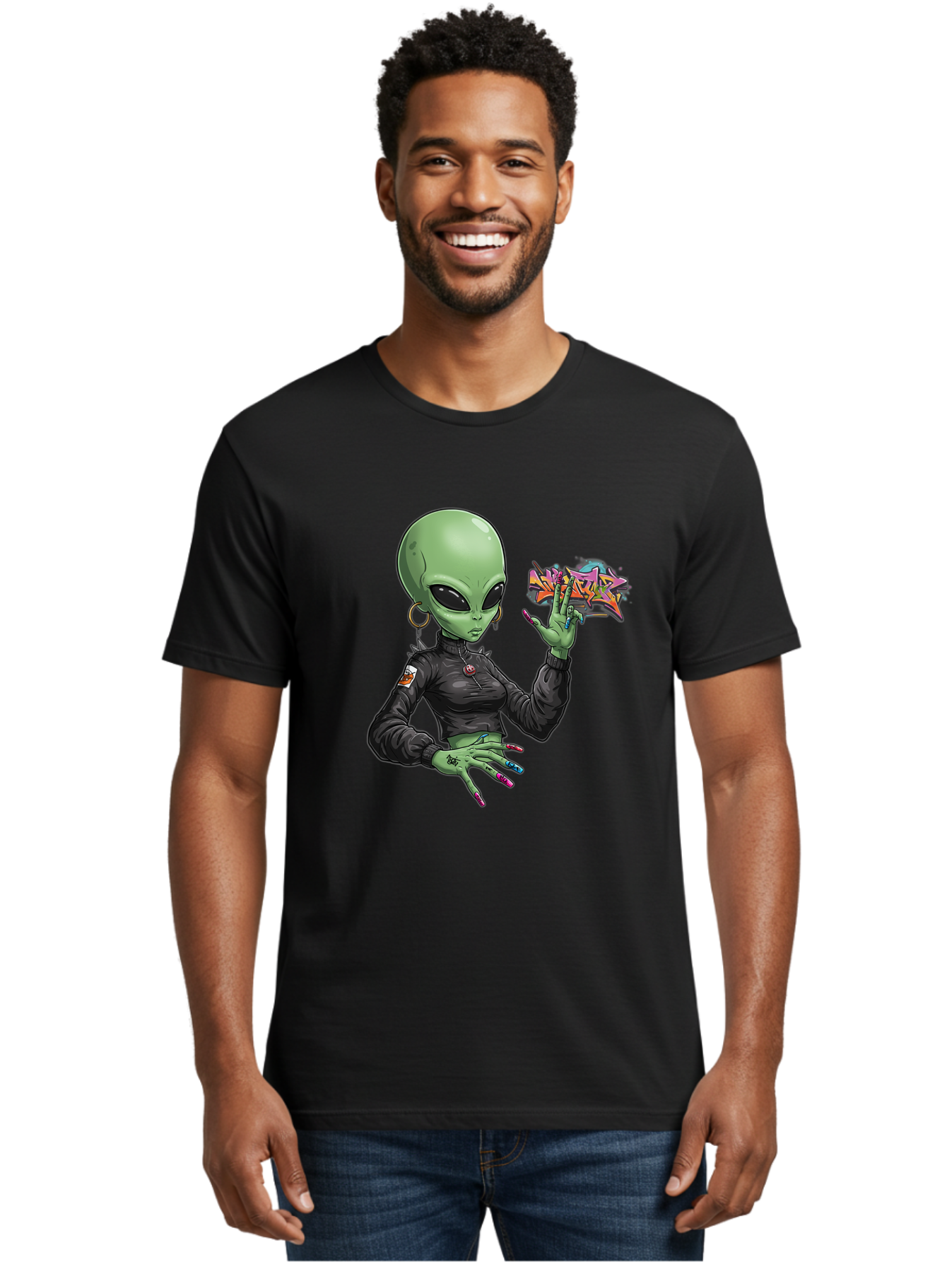 Alien-Woman Men'S Graphic Tee, 100% Cotton, Comfortable Casual Summer Wear, Machine Washable, Vintage Camera, Old Camera, Antique Camera, Black Camera, Classic Photography, Photography Equipment, Nostalgic Device, Film Camera, Camera Art Bal687