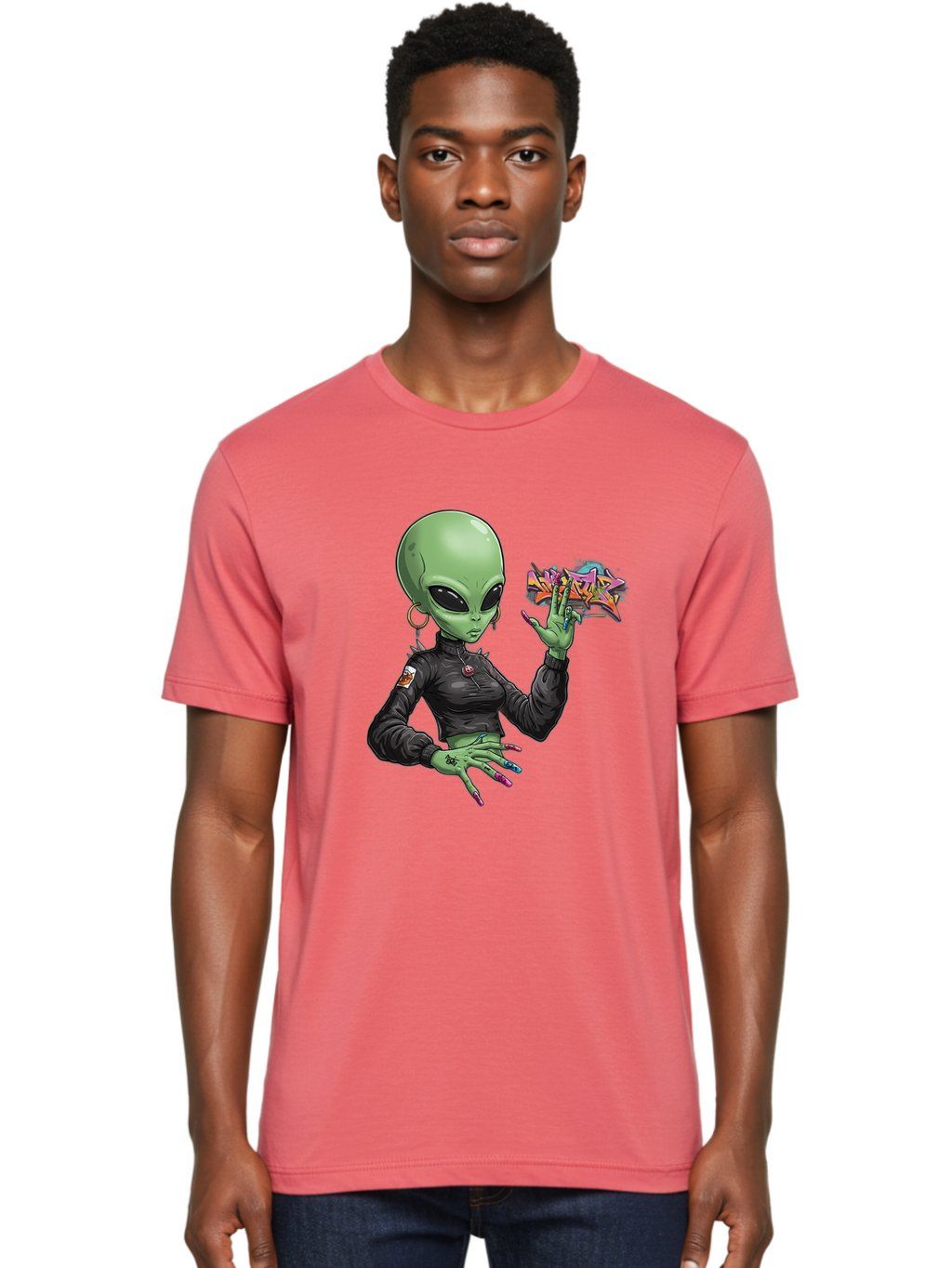 Alien-Woman Men'S Graphic Tee, 100% Cotton, Comfortable Casual Summer Wear, Machine Washable, Vintage Camera, Old Camera, Antique Camera, Black Camera, Classic Photography, Photography Equipment, Nostalgic Device, Film Camera, Camera Art Bal687