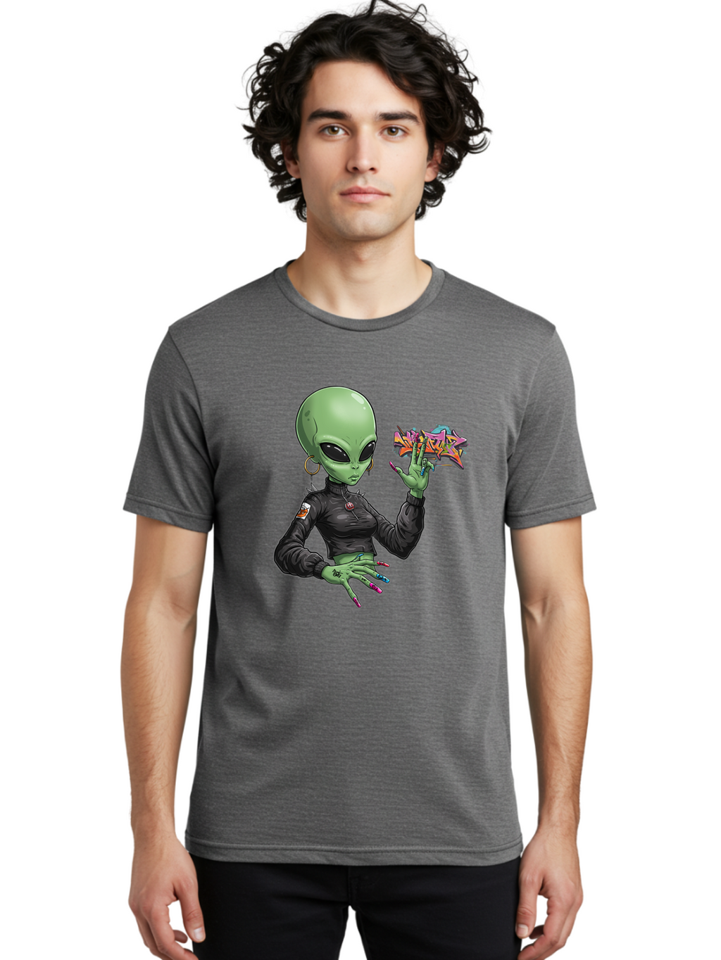 Alien-Woman Men'S Graphic Tee, 100% Cotton, Comfortable Casual Summer Wear, Machine Washable, Vintage Camera, Old Camera, Antique Camera, Black Camera, Classic Photography, Photography Equipment, Nostalgic Device, Film Camera, Camera Art Bal687